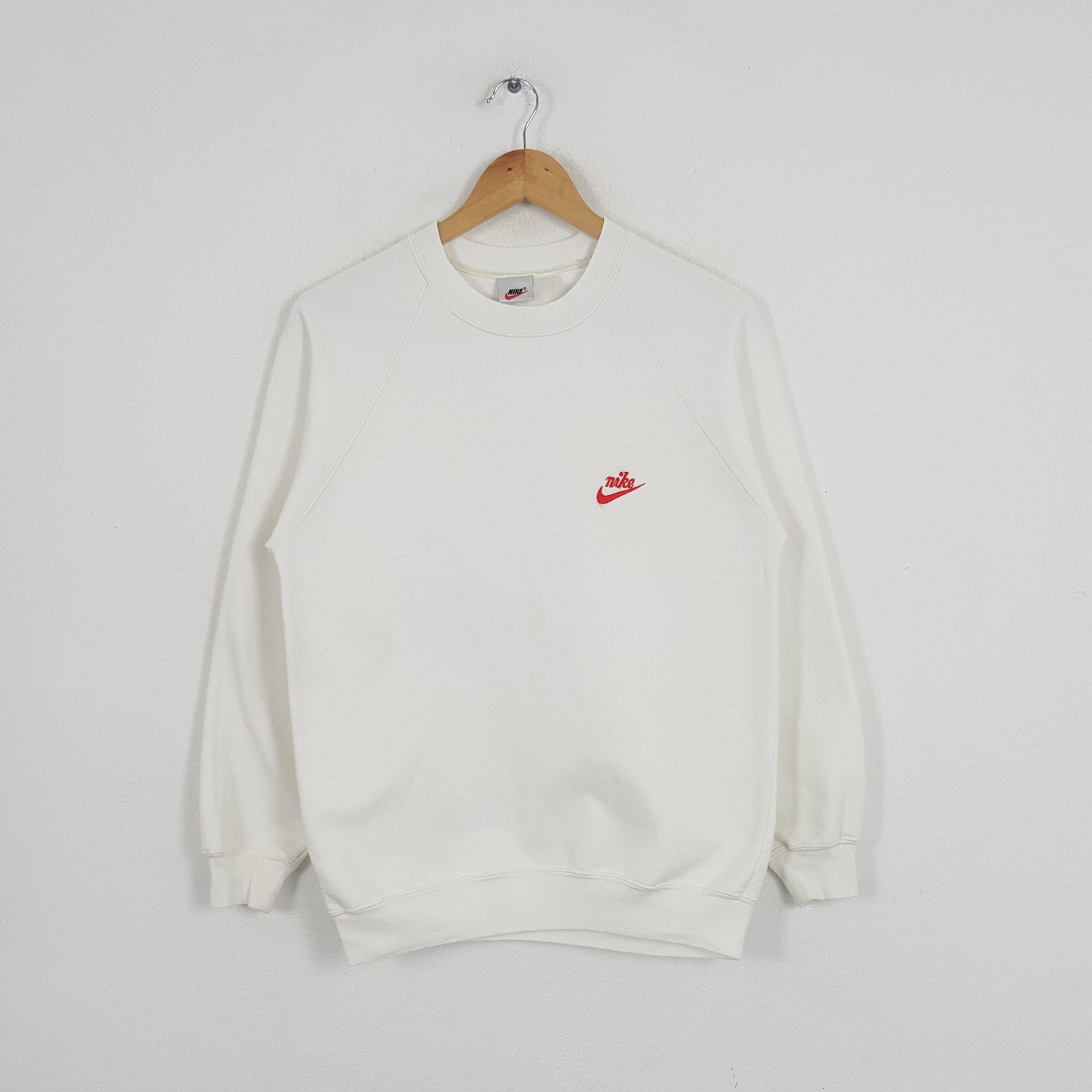 Nike × Vintage Vintage Nike American Sports Style Small Swoosh Sweatshirt Size US S / EU 44-46 / 1 - 1 Thumbnail