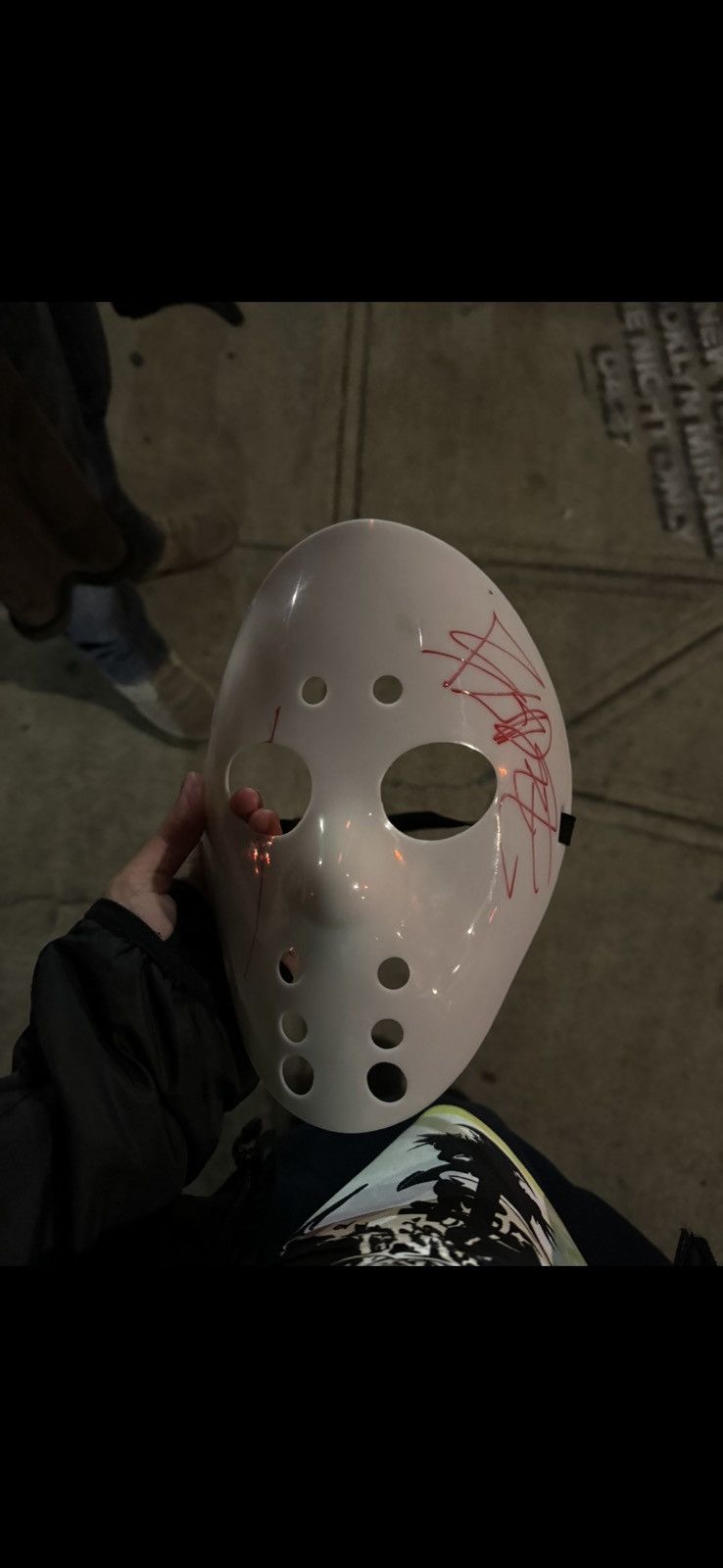Drain Gang × Sad Boys Hockey mask signed and custom by bladee Size ONE SIZE - 2 Thumbnail