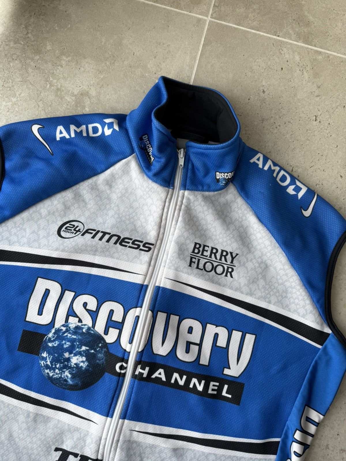 Nike 2006 DISCOVERY CHANNEL CYCLING Nike VEST Size US XXL / EU 58 / 5 - 3 Thumbnail