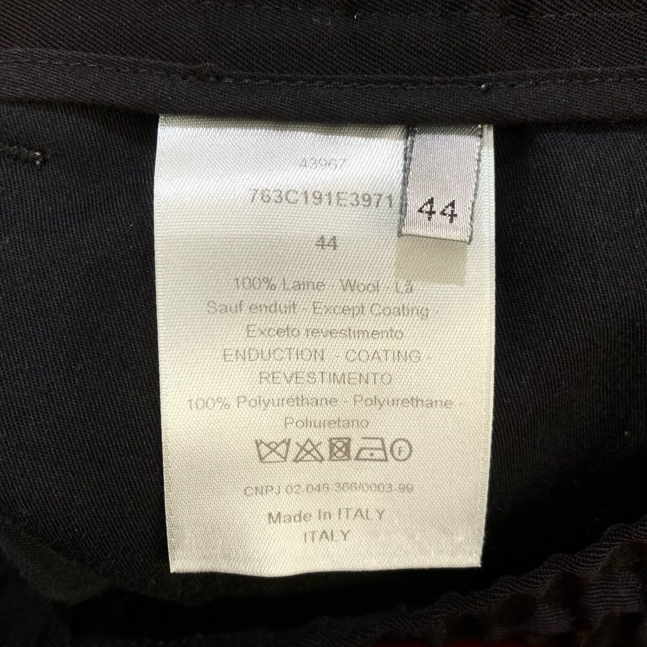 Dior [Dior] Drawstring Tapered Joggers 44 Black Size 30" / US 8 / IT 44 - 3 Thumbnail