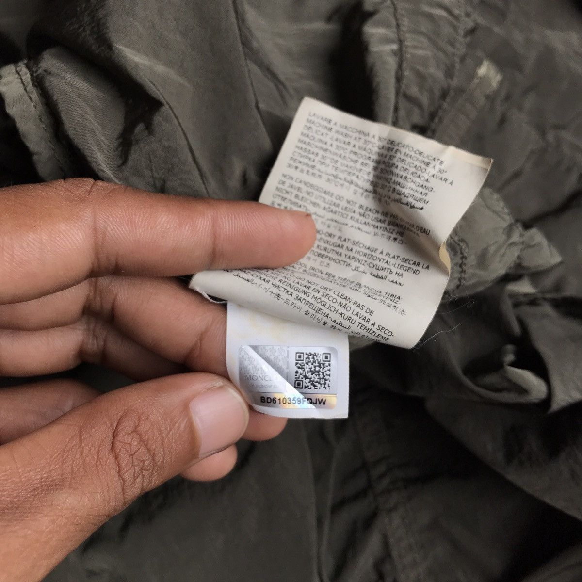 Moncler × Vintage Moncler nylon parachute Parka Size US XXS / EU 40 - 12 Thumbnail