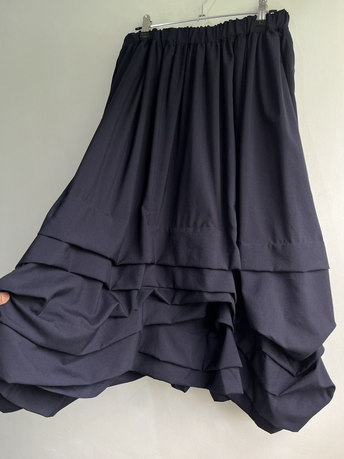 Comme des Garcons Girl Wool Ruffled Layered Skirt Size 27" / US 4 / IT 40 - 3 Thumbnail