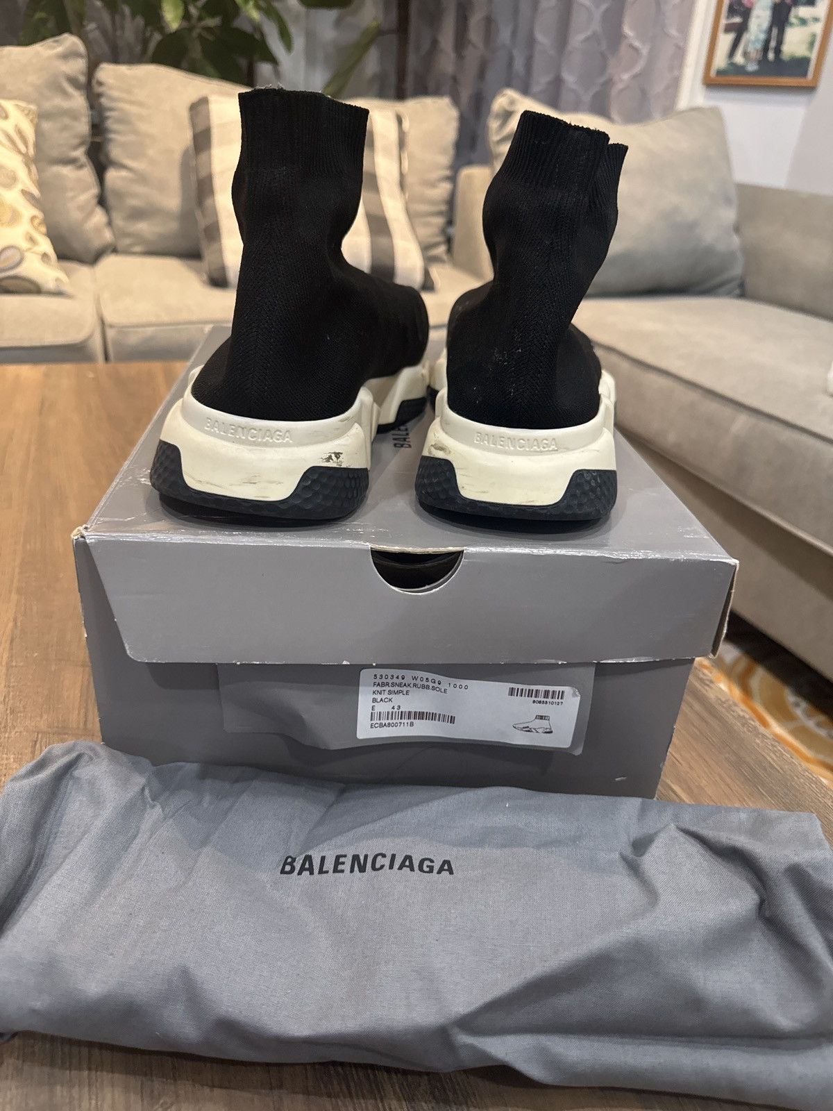 Balenciaga Speed Trainer Black Size US 10 / EU 43 - 5 Thumbnail