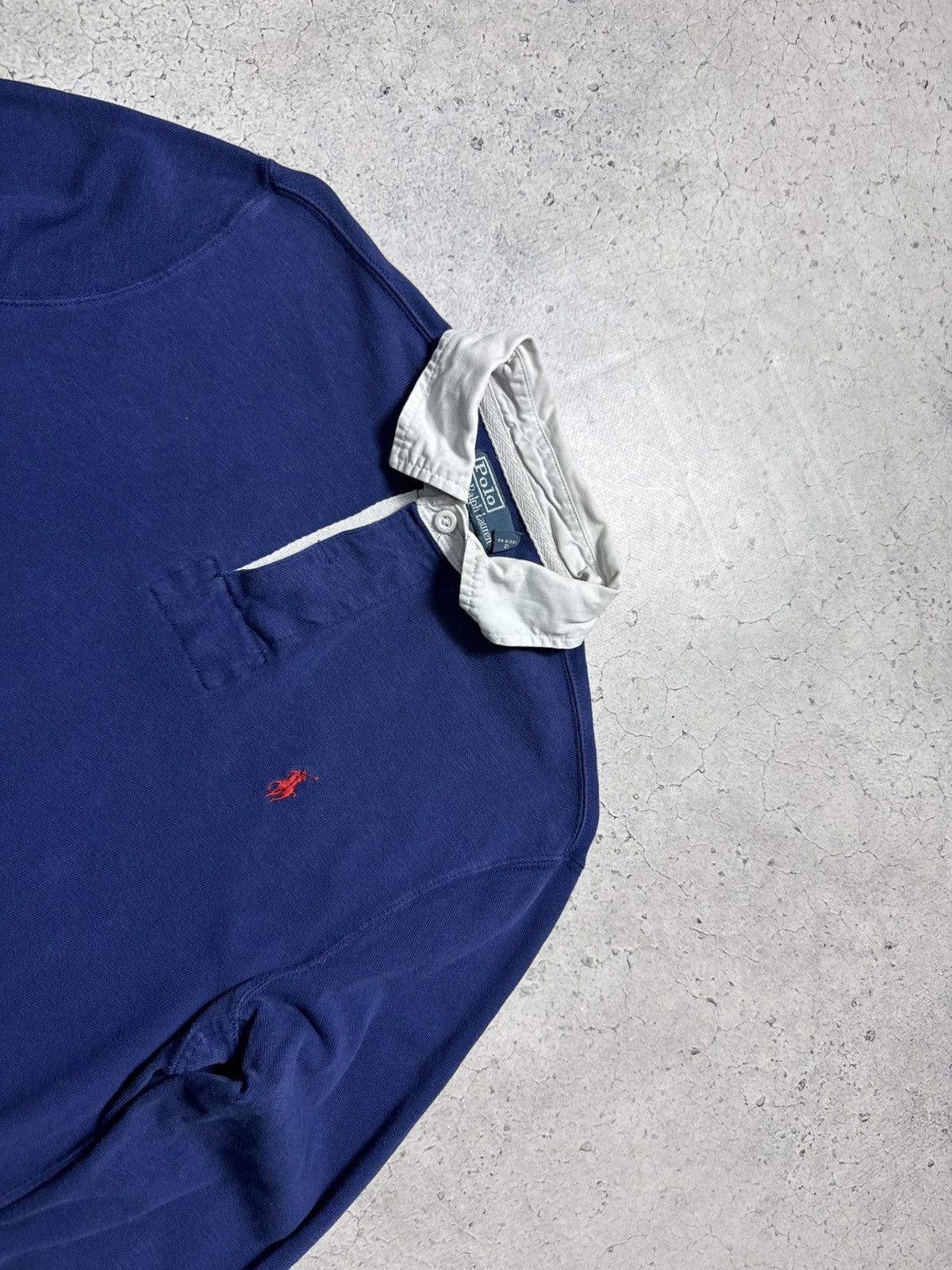 Polo Ralph Lauren Polo Ralph Lauren Rugby Sweatshirt Size S Navy Vintage PRL Size US S / EU 44-46 / 1 - 4 Thumbnail