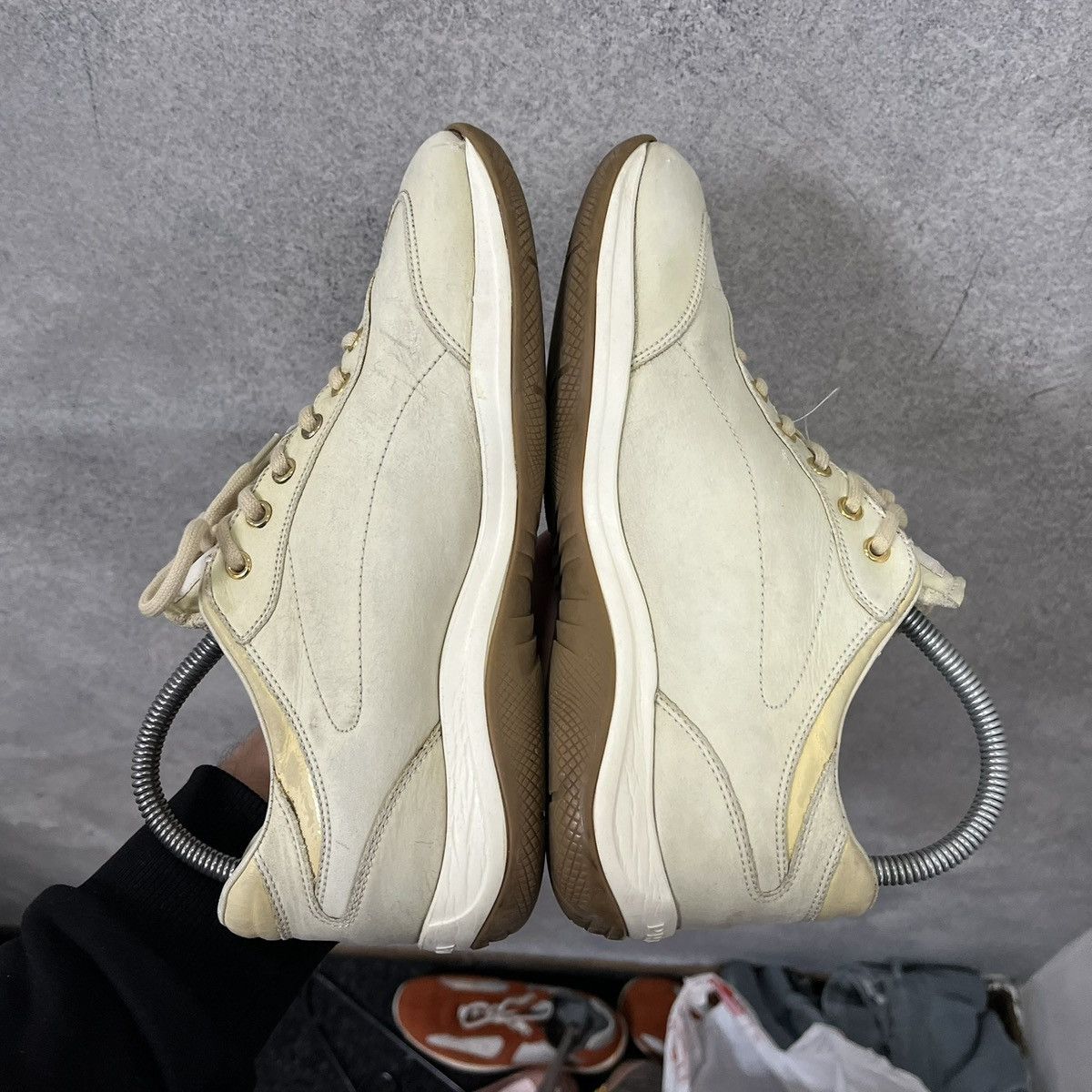 Prada Prada Milano Leather Low Shoes Sneaker Size US 8.5 / IT 38.5 - 9 Thumbnail
