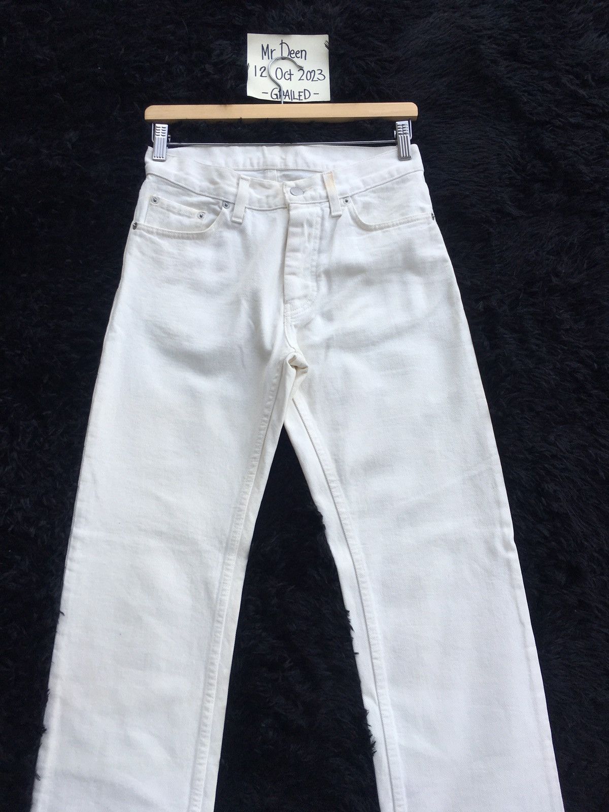 Helmut Lang Rare Vintage Helmut Lang White Denim/ Jeans Classic Cut Size US 28 / EU 44 - 5 Thumbnail