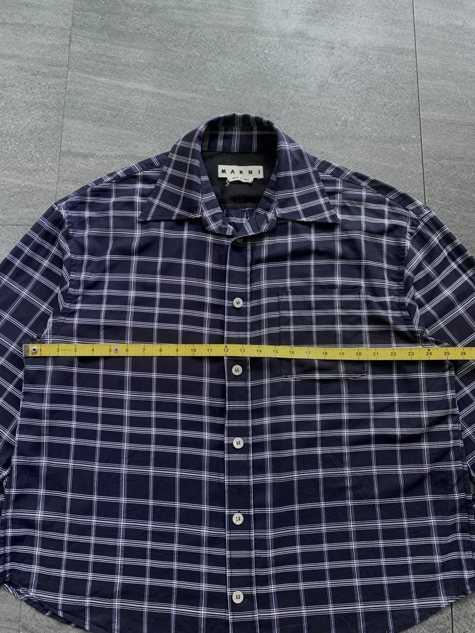 Marni FREE TAX! Cropped Plaid Shirt Size US M / EU 48-50 / 2 - 12 Thumbnail