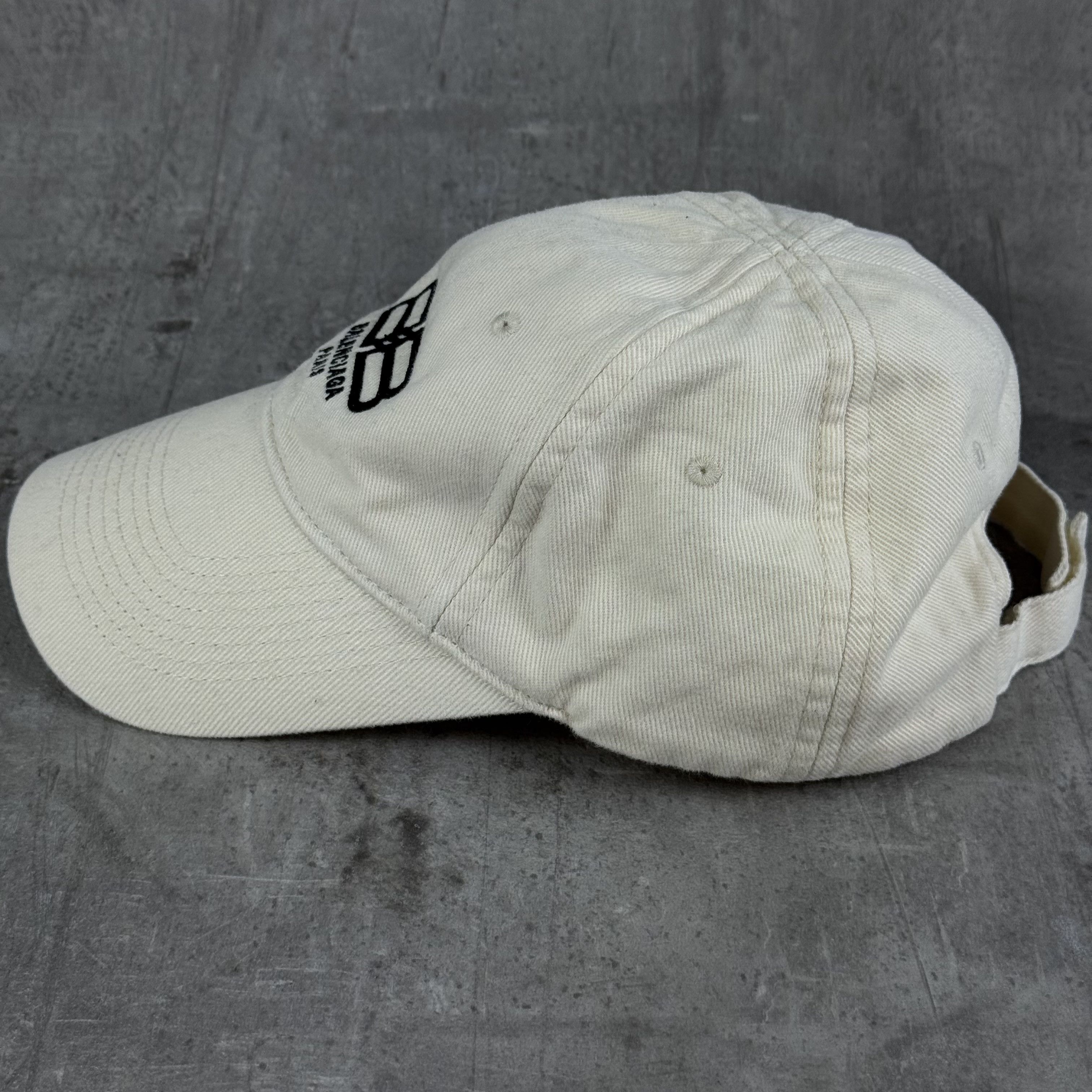 Balenciaga BALENCIAGA BB Paris Icon Hat Cream Size ONE SIZE - 7 Thumbnail
