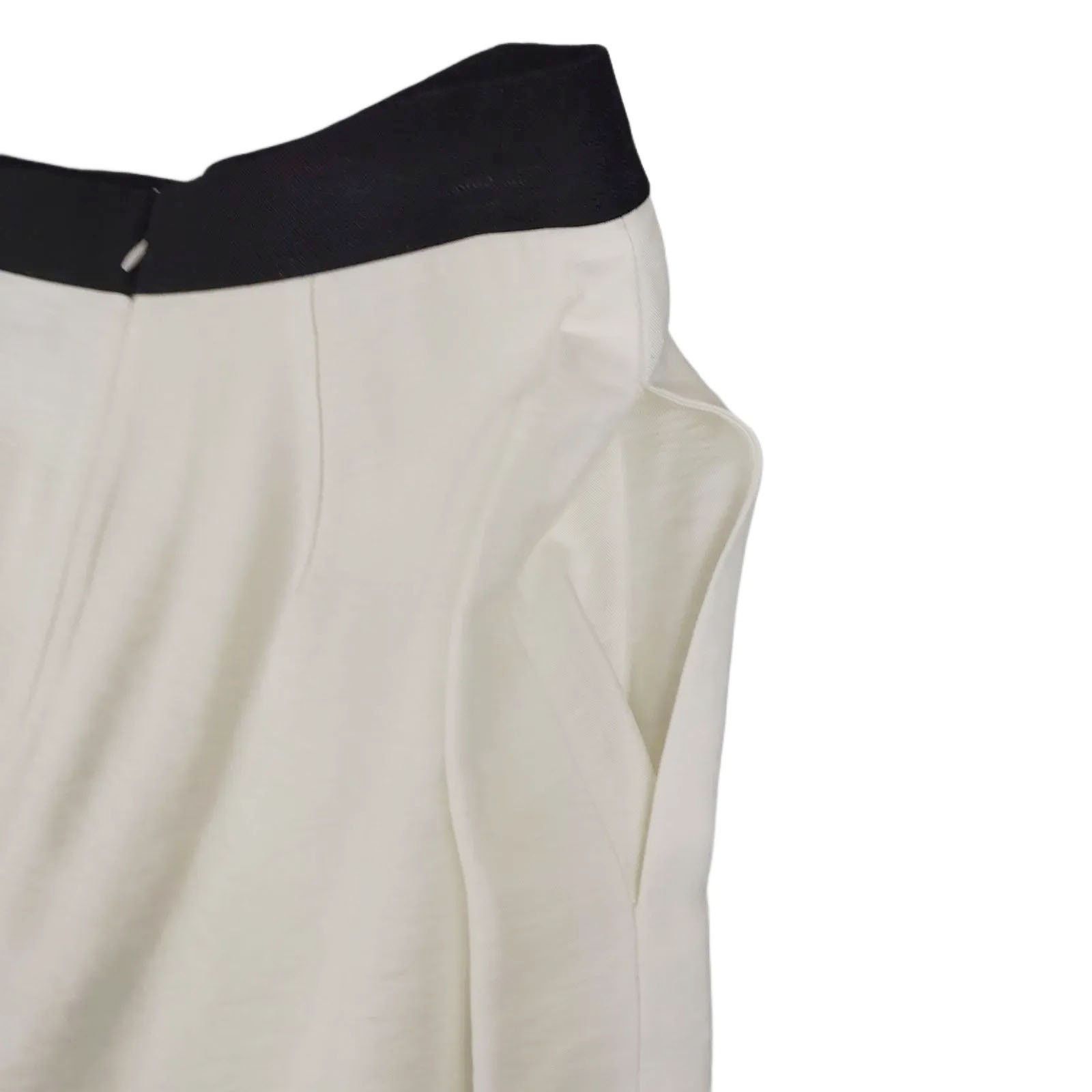 Bcbgmaxazria BCBG Maxazria White Ruffle Layered Rayon Mini Skirt Size 28" / US 6 / IT 42 - 4 Thumbnail