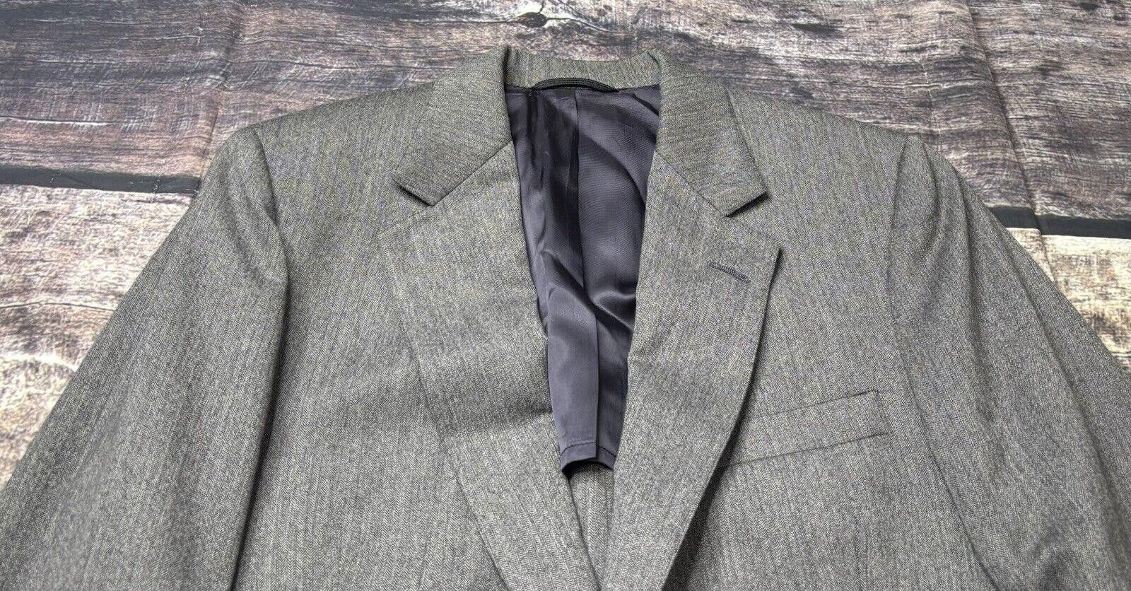 Brooks Brothers Brooks Brothers 346 Blazer Jacket Men's 39R Wool Fishbone Size 38R - 5 Thumbnail