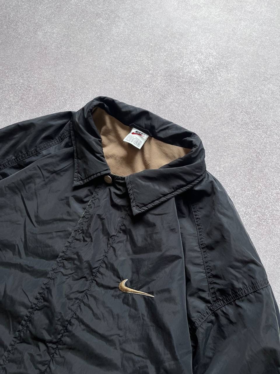 Nike Vintage Nike Swoosh Nylon Trench Jacket Y2K XL Size US XL / EU 56 / 4 - 5 Thumbnail