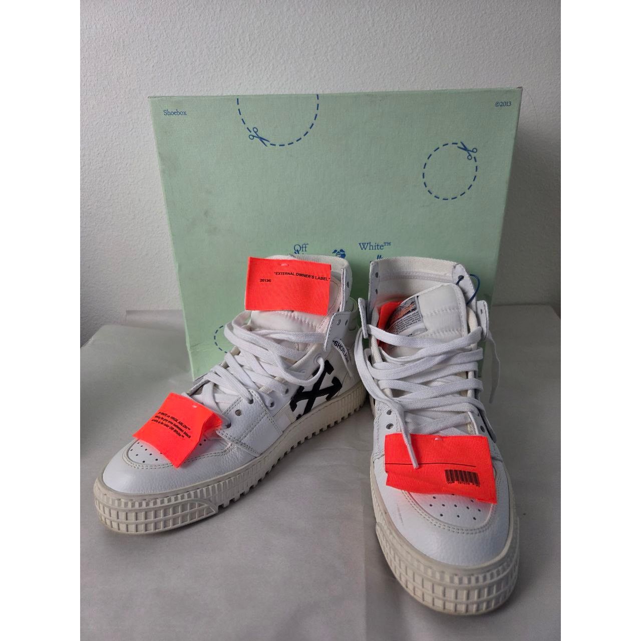 Off-White Off White 3.0 Off Court High Top Sneakers EU 38 Made Italy Size US 8 / IT 38 - 1 Thumbnail