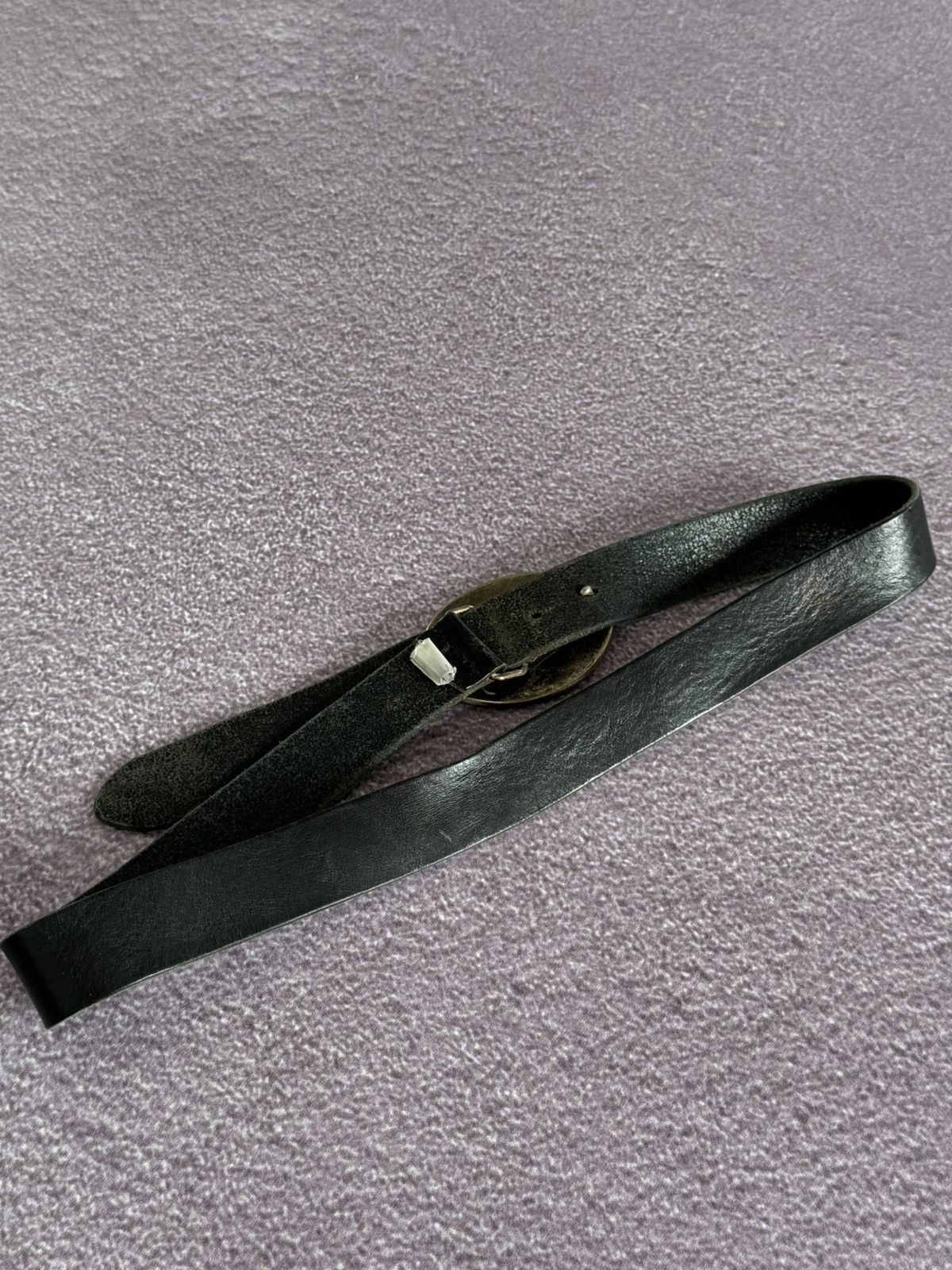 Hysteric Glamour Y2K 90s Hilfiger Denim Leather Metal Glam Belt Size ONE SIZE - 7 Thumbnail