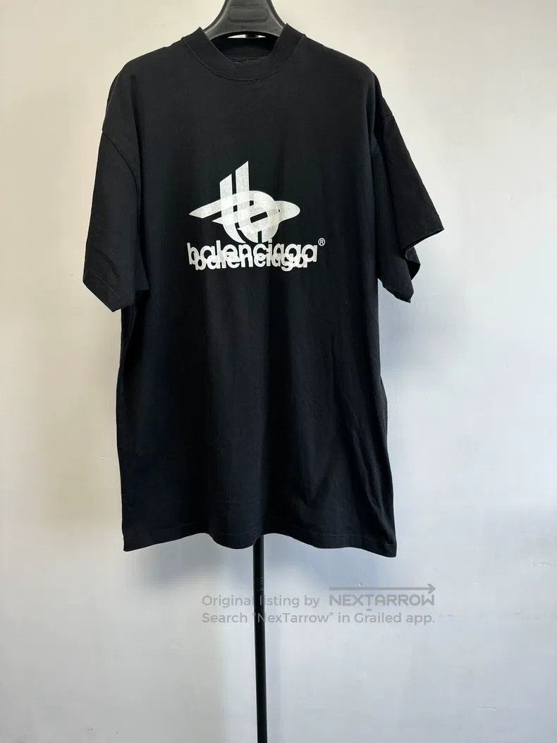 Balenciaga Balenciaga Letter print round neck short-sleeve T-shirt Size US S / EU 44-46 / 1 - 1 Thumbnail