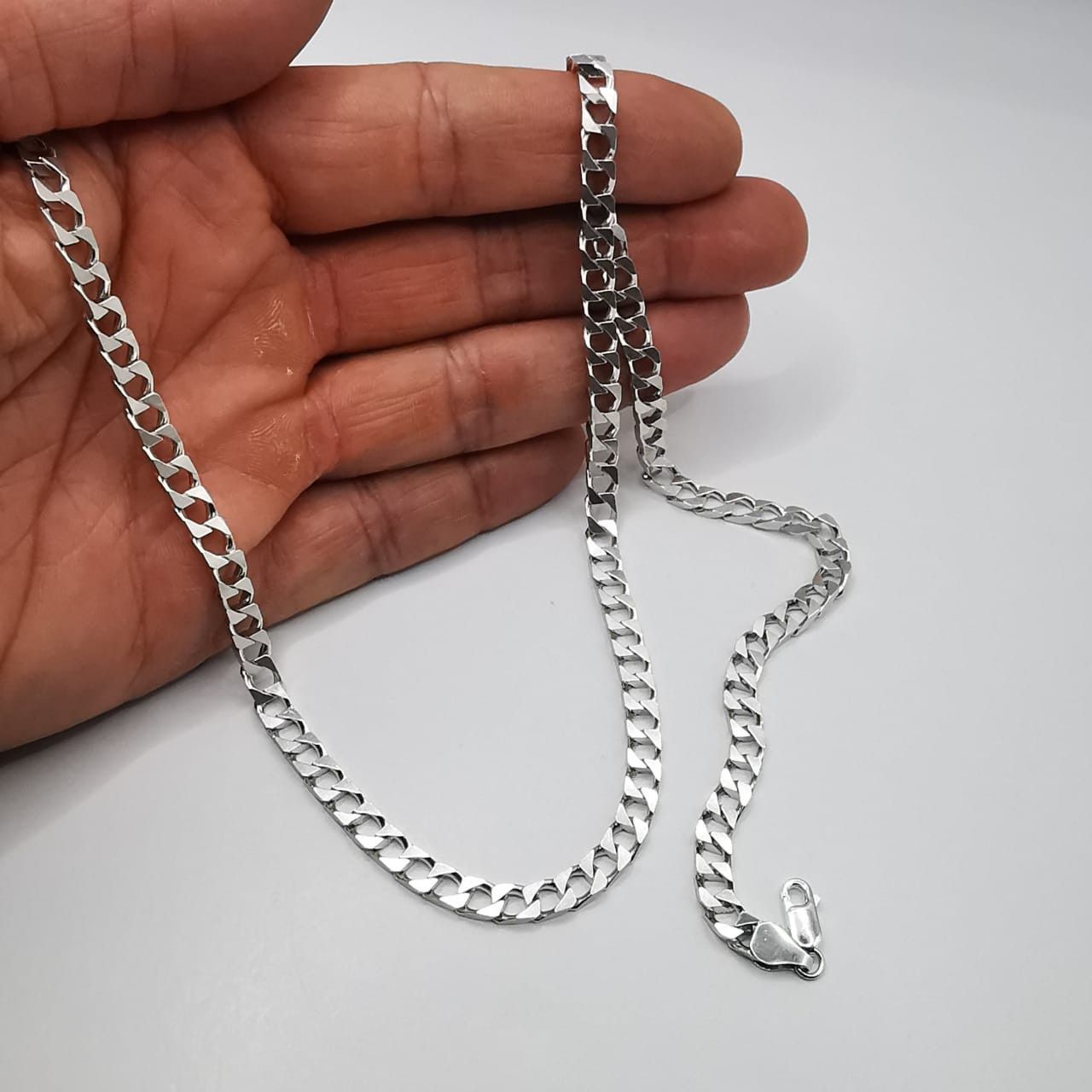 Sterling Silver Vintage Chain, 925 Sterling Silver, Signed 29,39g Size ONE SIZE - 5 Thumbnail