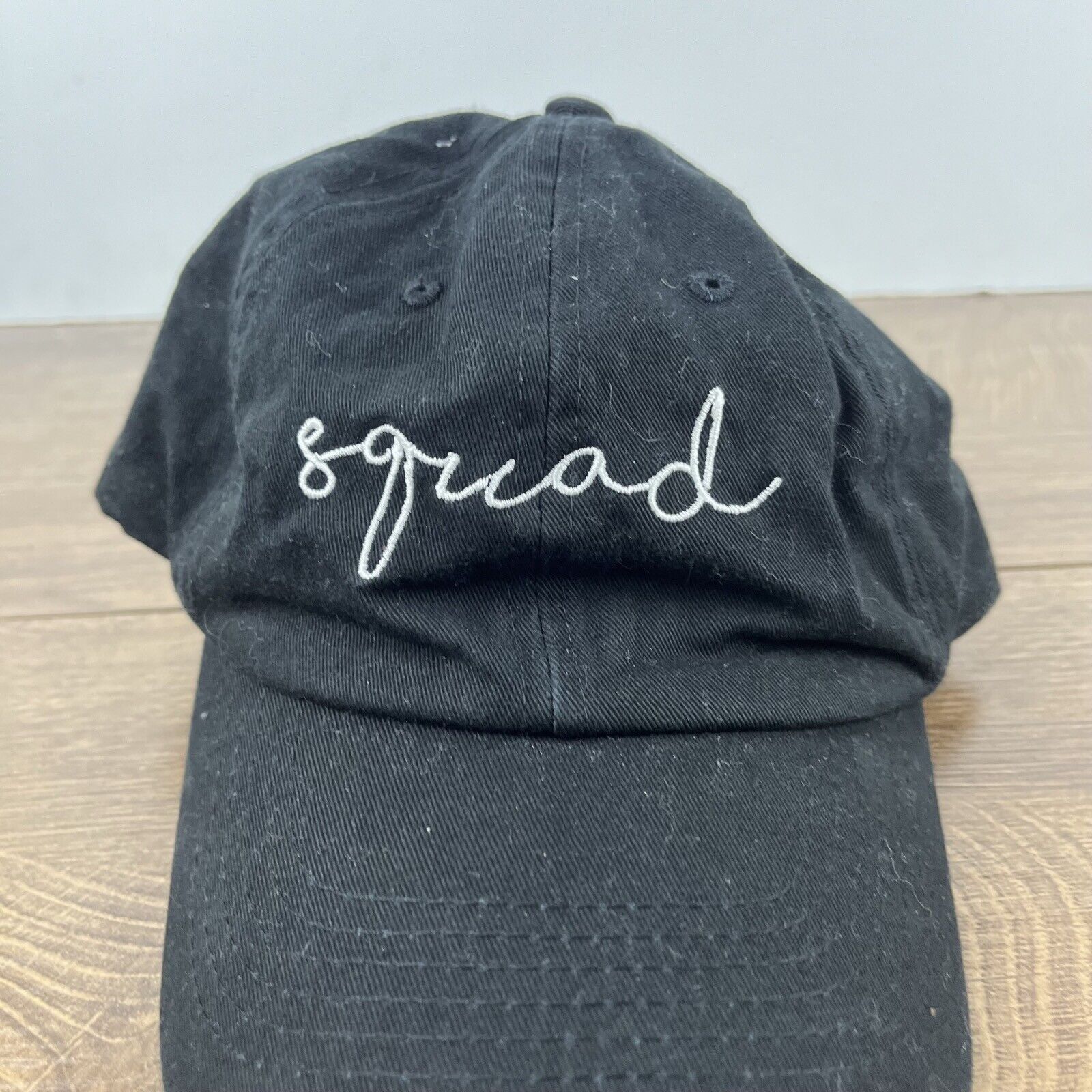 Other Squad Hat Black Cap Squad Hat Adjustable Hat Black Adult Hat Size ONE SIZE - 6 Thumbnail