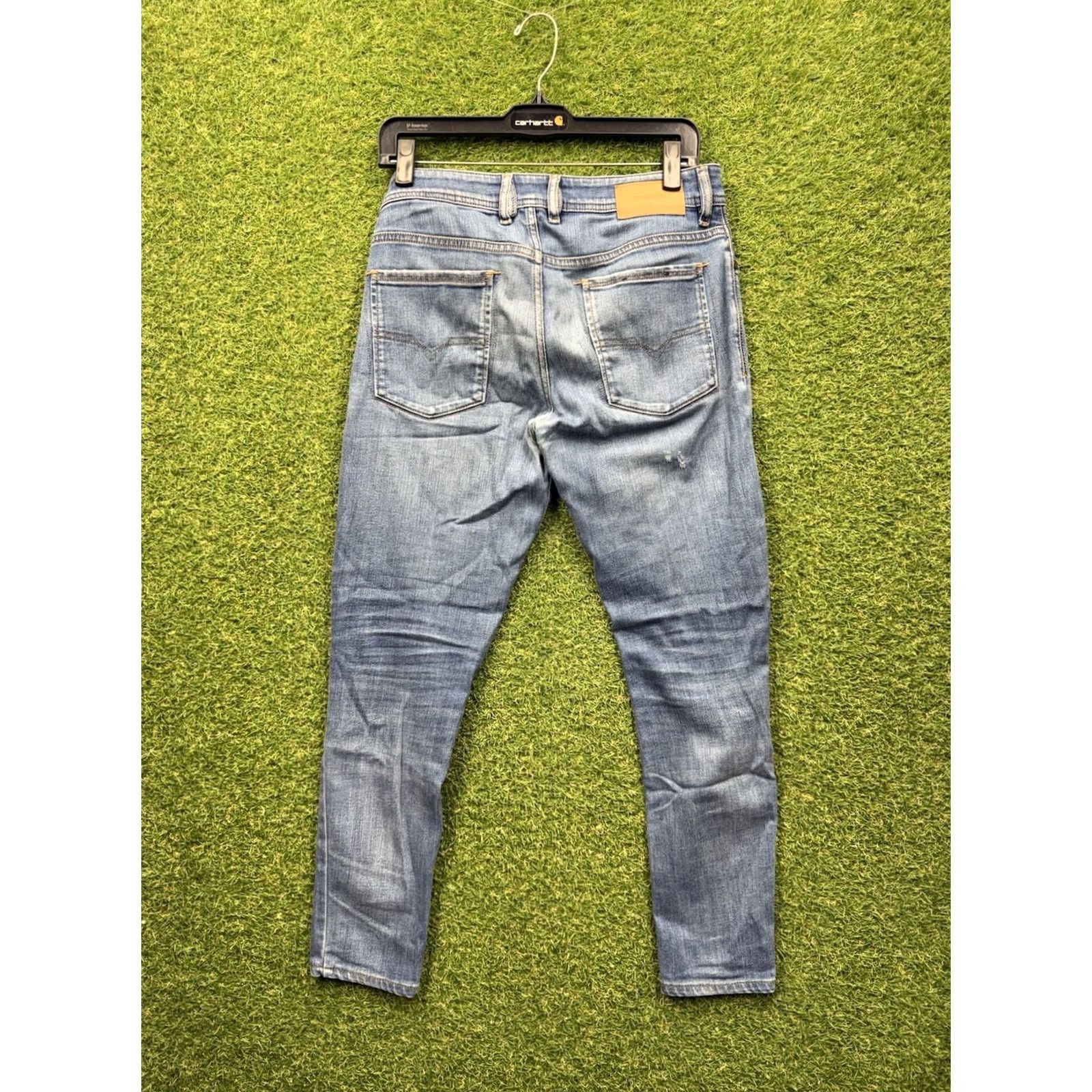 Diesel Diesel Sleenker Slim Skinny Jeans Mens 32x28 Blue Denim Pants Medium Stretch Size US 32 / EU 48 - 2 Thumbnail