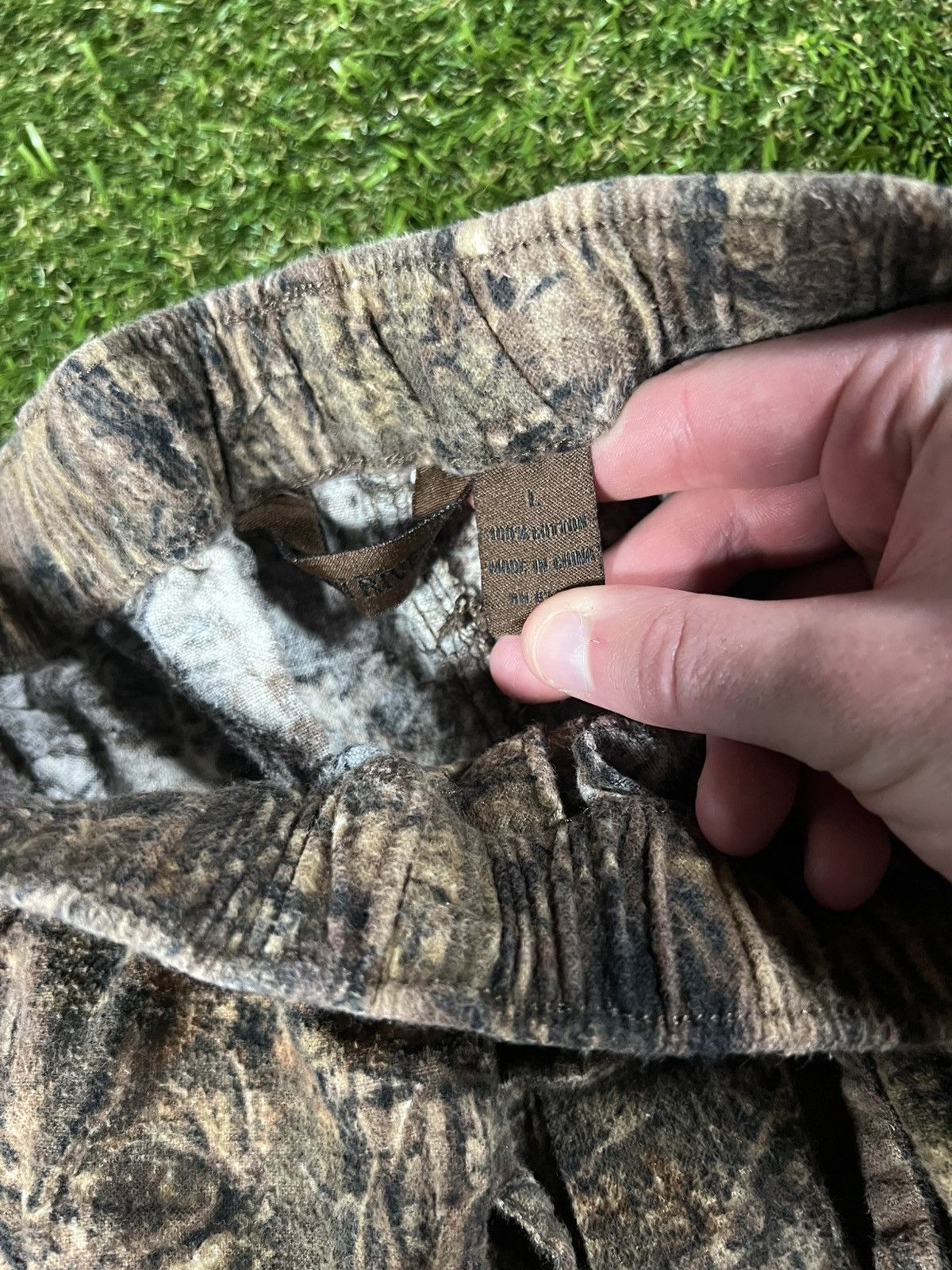 Vintage Vintage 90s Real Tree Camo Hunting Deer Baggy Sweat Pants Size US 30 / EU 46 - 4 Thumbnail