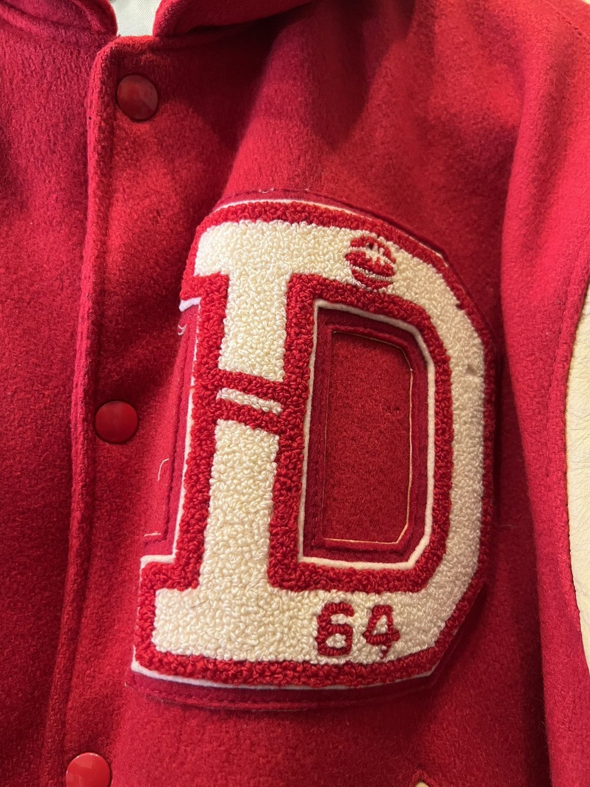 Other Vintage 1960s Varsity Jacket - Deep Red Size US L / EU 52-54 / 3 - 2 Thumbnail
