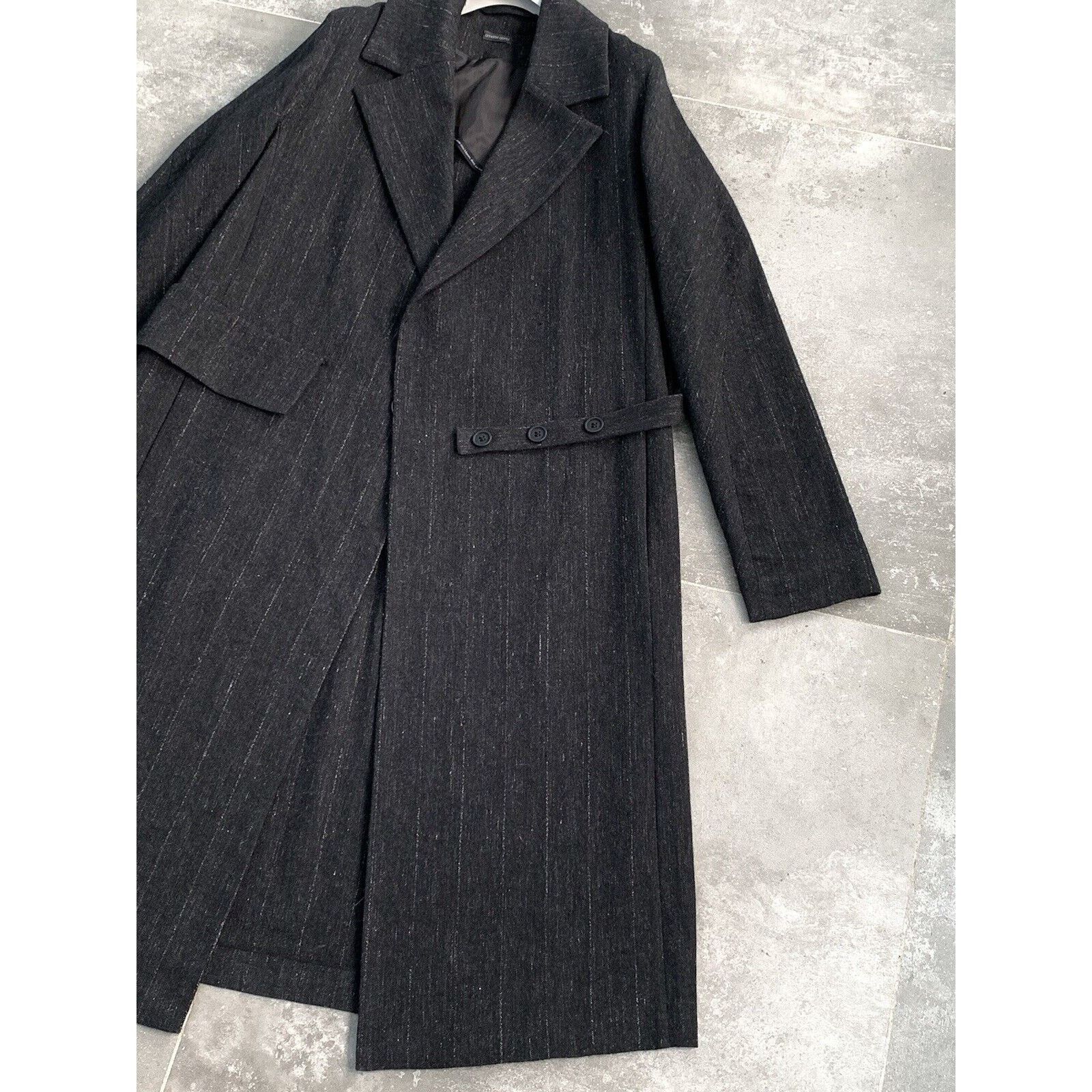 Annette Gortz × Designer Women's ANNETTE GORTZ LINEN Trench Coat Jacket EU 38 UK 10 Size M / US 6-8 / IT 42-44 - 11 Thumbnail