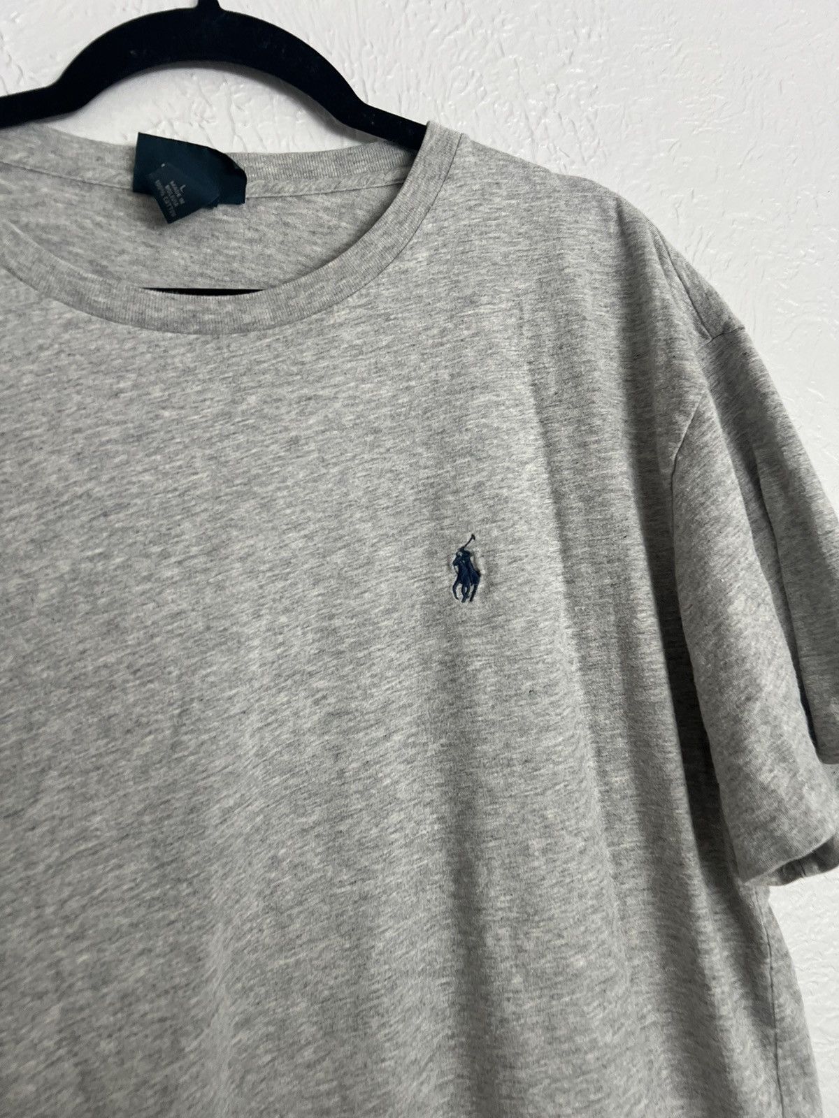 Polo Ralph Lauren Polo by Ralph Lauren gray basic logo short sleeve tee L Size US L / EU 52-54 / 3 - 6 Thumbnail
