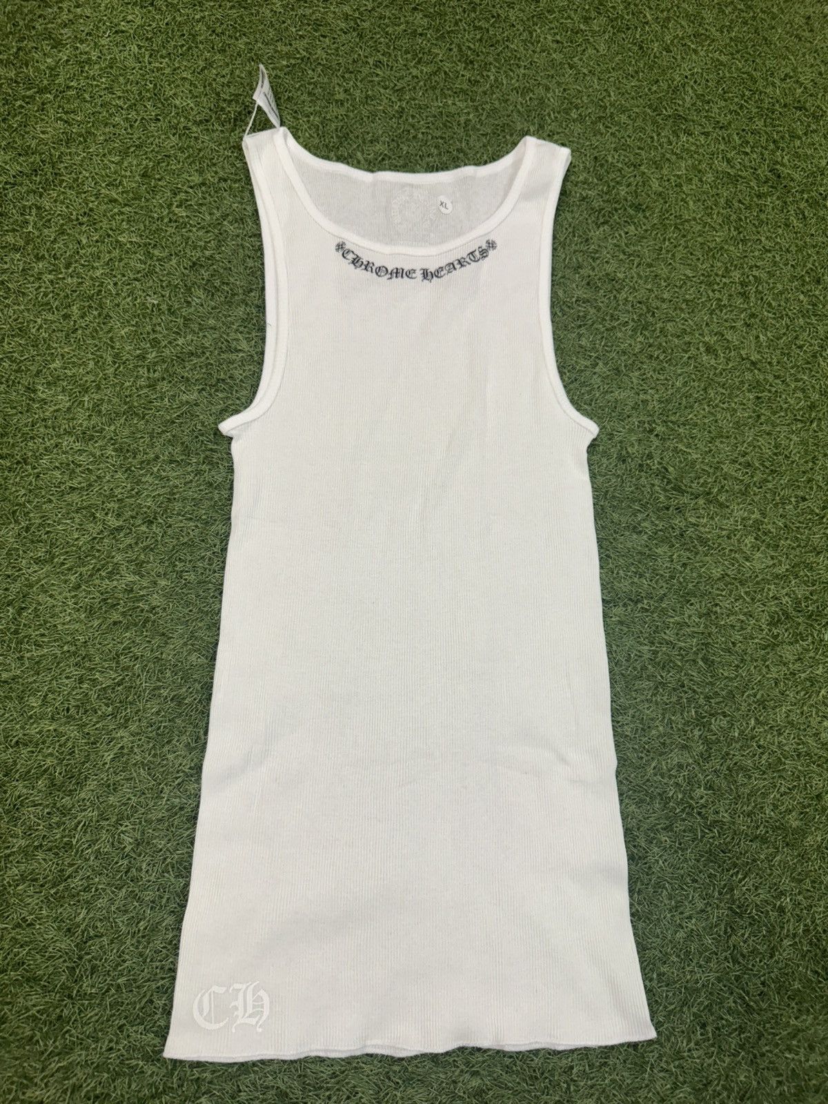 Chrome Hearts Chrome Hearts Neck Logo Tank Top Size US XL / EU 56 / 4 - 1 Thumbnail
