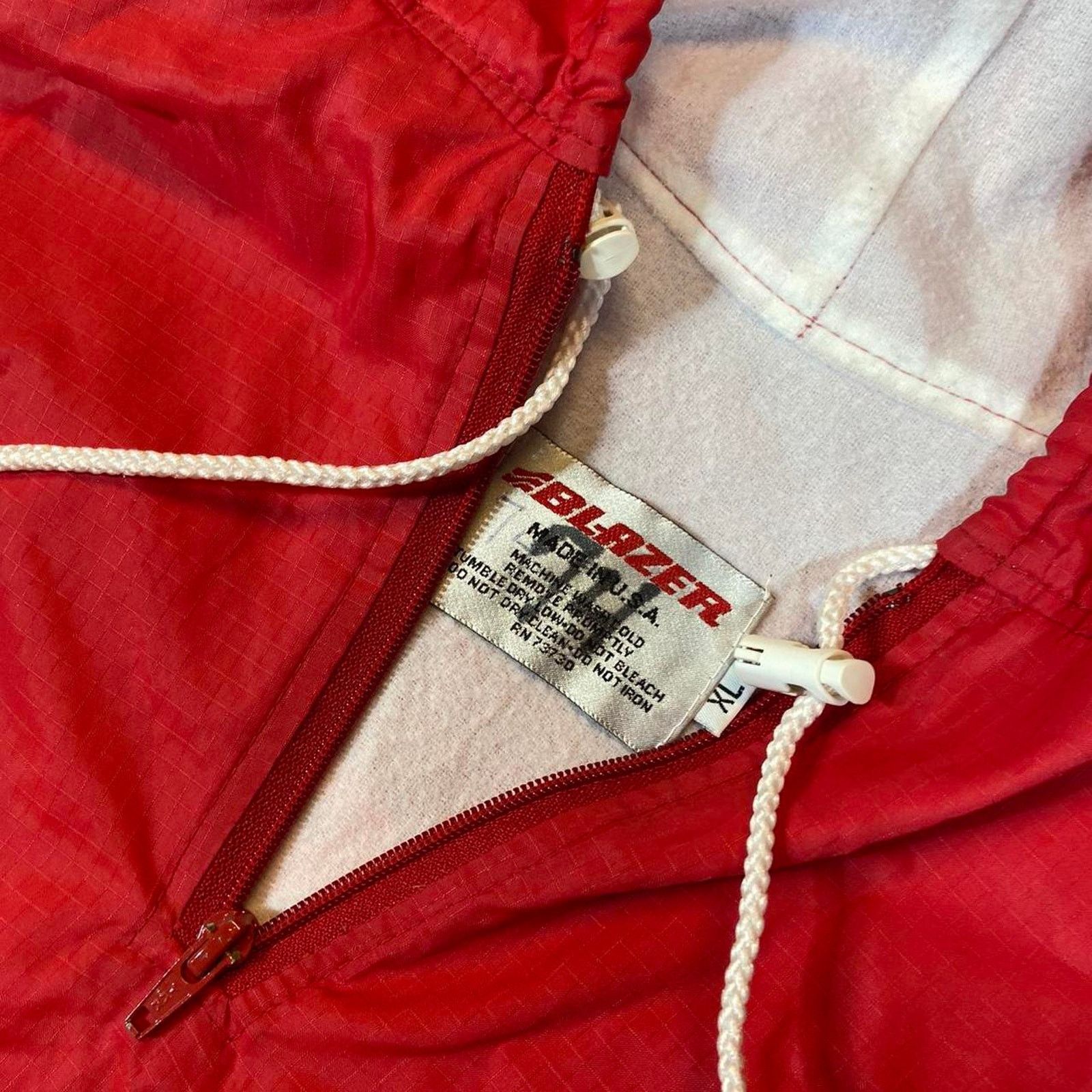 London Fog 80s red creston iowa cross wind breaker jacket Size US XL / EU 56 / 4 - 2 Thumbnail