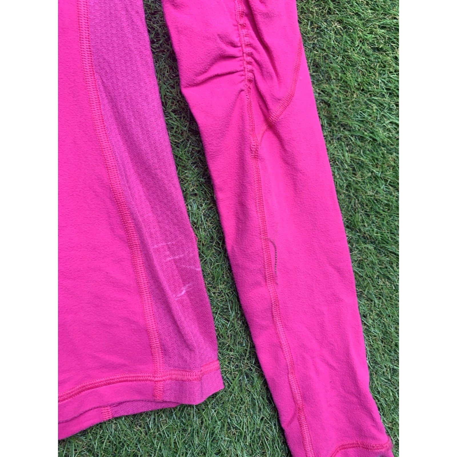 Lululemon Lululemon Shirt Womens Small Magenta Run Trail Tech Long Sleeve Shawl Collar Size S / US 4 / IT 40 - 6 Thumbnail