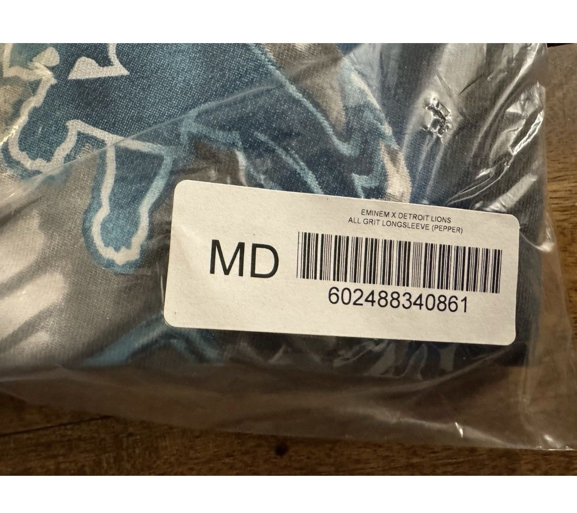 Eminem Eminem Detroit Lions Capsule All Grit 313 Long Sleeve Shirt Size US M / EU 48-50 / 2 - 10 Thumbnail