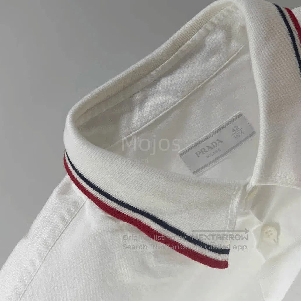 Prada Sz 42 Prada Polo Neck Shirt. Size US L / EU 52-54 / 3 - 5 Thumbnail