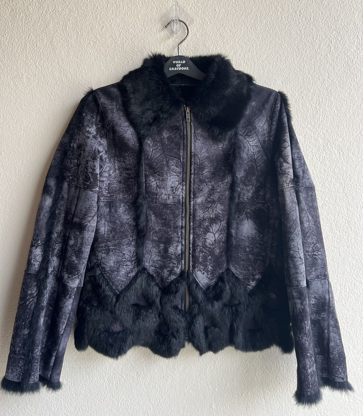 If Six Was Nine Unknown Japan Brand Patchwork Rabbit Leather Fur Jacket Size US S / EU 44-46 / 1 - 24 Thumbnail