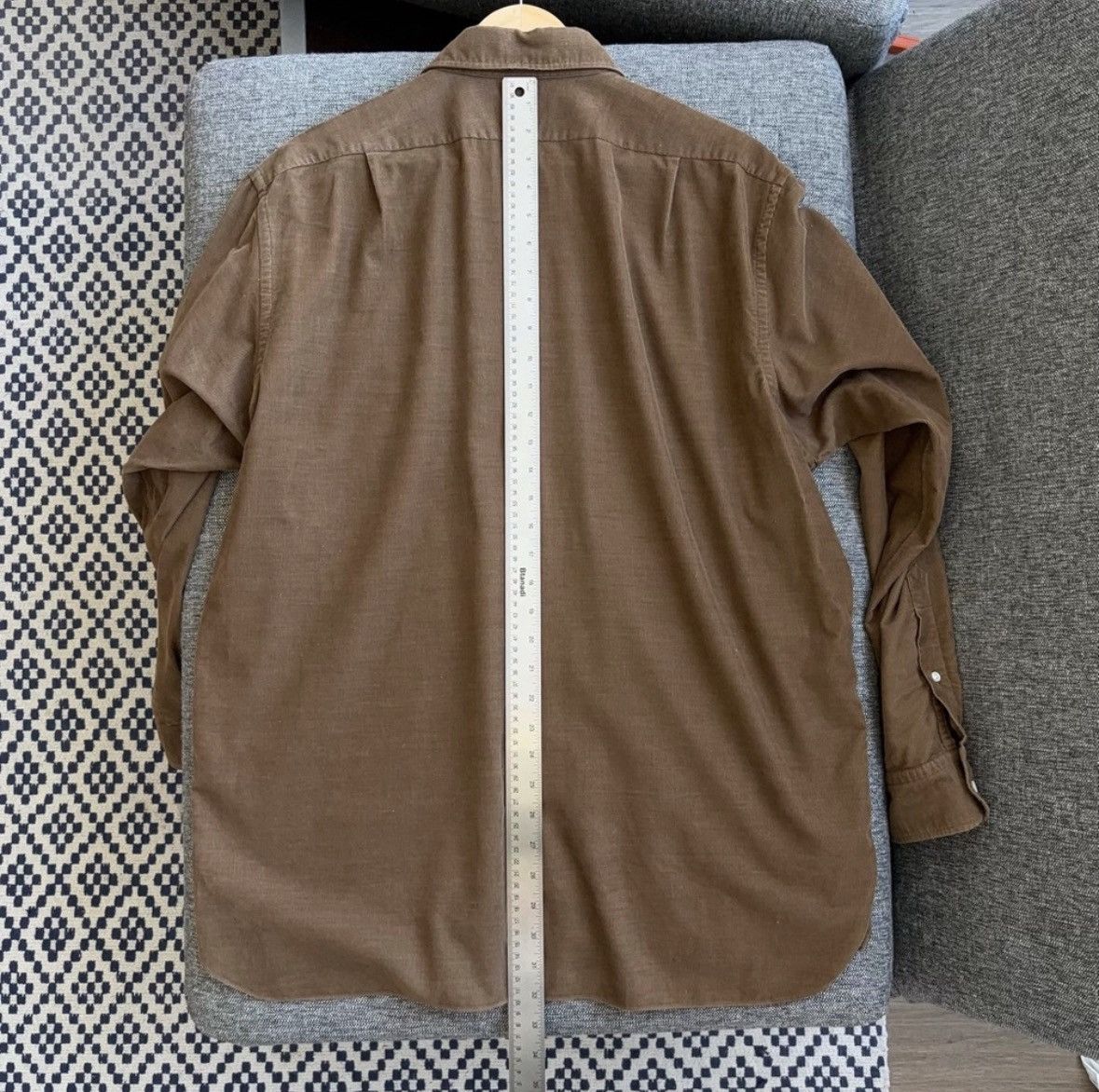 Ralph Lauren Purple Label Corduroy Shirt Size 17.5 XL XXL Fine Wale Made in Italy Size US XL / EU 56 / 4 - 11 Thumbnail