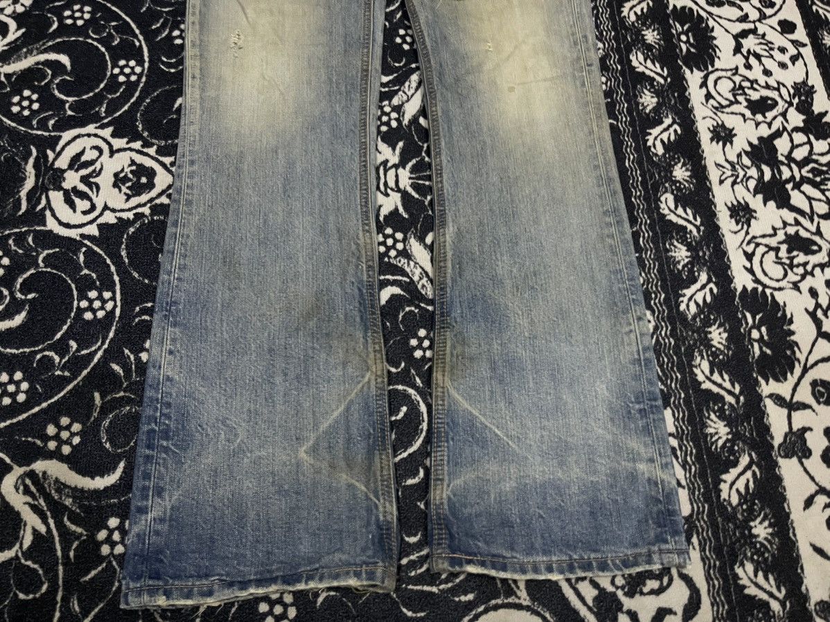 Edwin 90s OG EDWIN 512 RV DISTRESSED JEANS FLARE Size US 30 / EU 46 - 4 Thumbnail