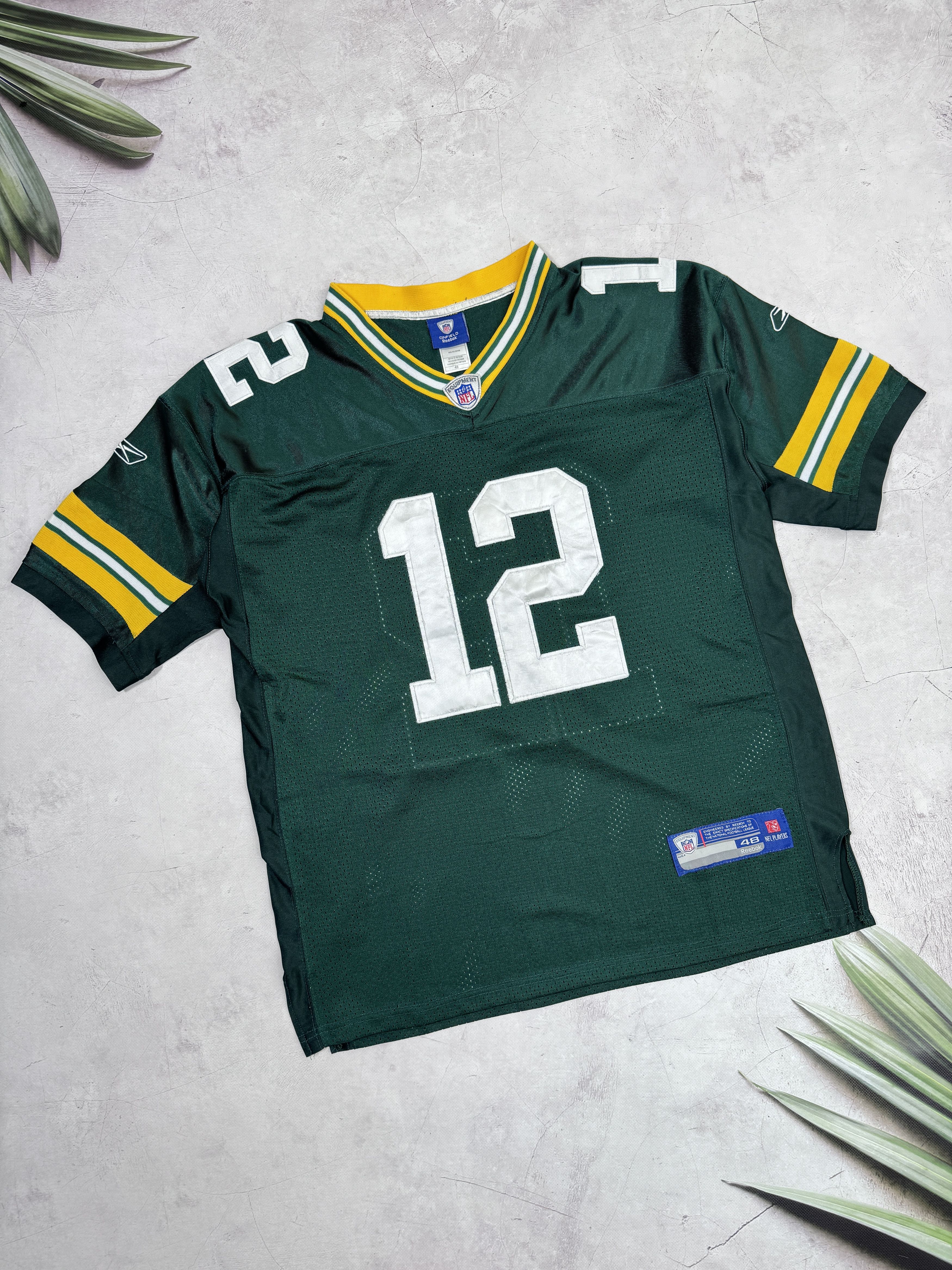 NFL × Reebok × Vintage Y2K Green Bay Packers NFL Jersey #12 RODGERS by Reebok Size US L / EU 52-54 / 3 - 3 Thumbnail