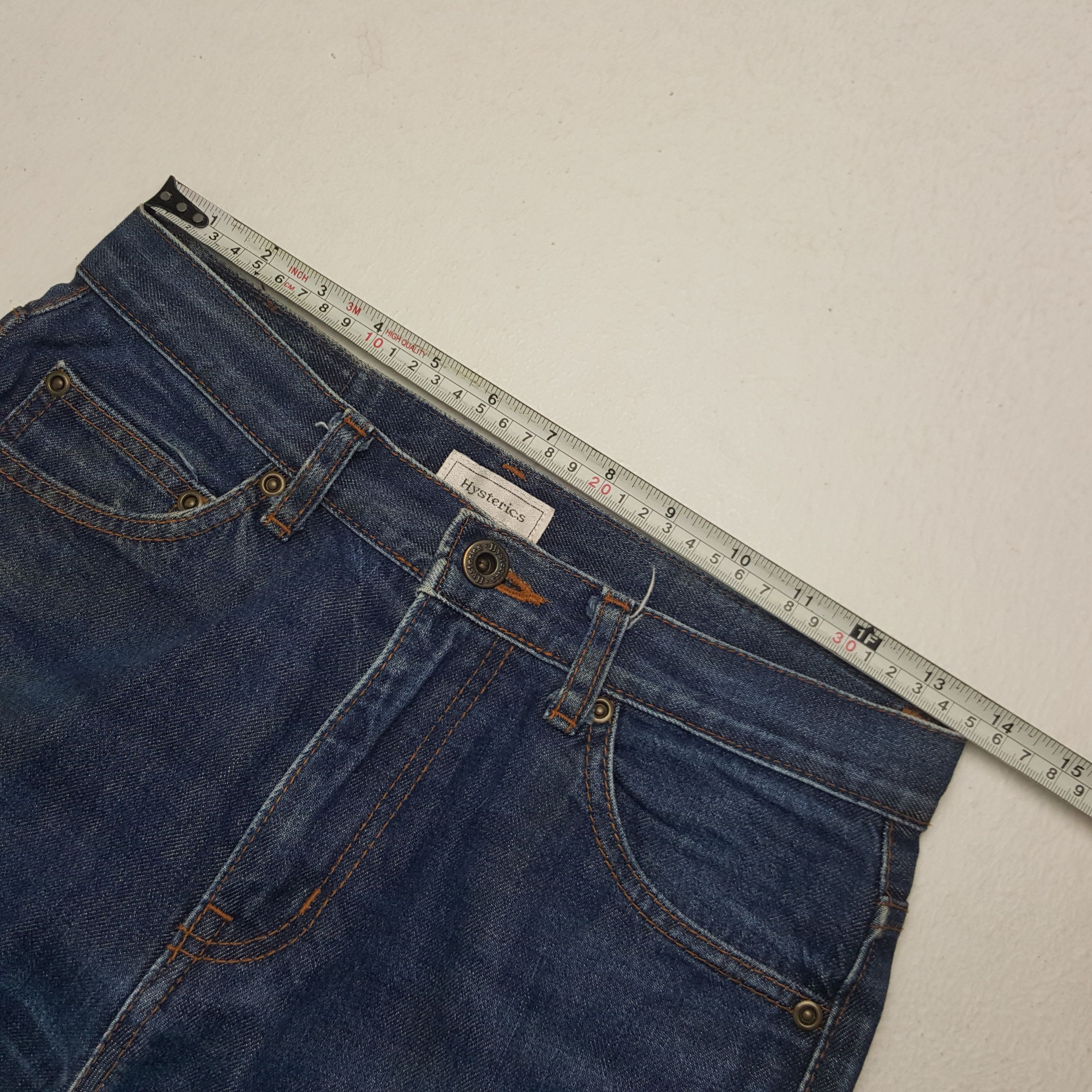 Hysteric Glamour × Japanese Brand × Vintage Vintage Hysteric Glamour Custom Art Denim Jeans Size US 31 - 7 Thumbnail