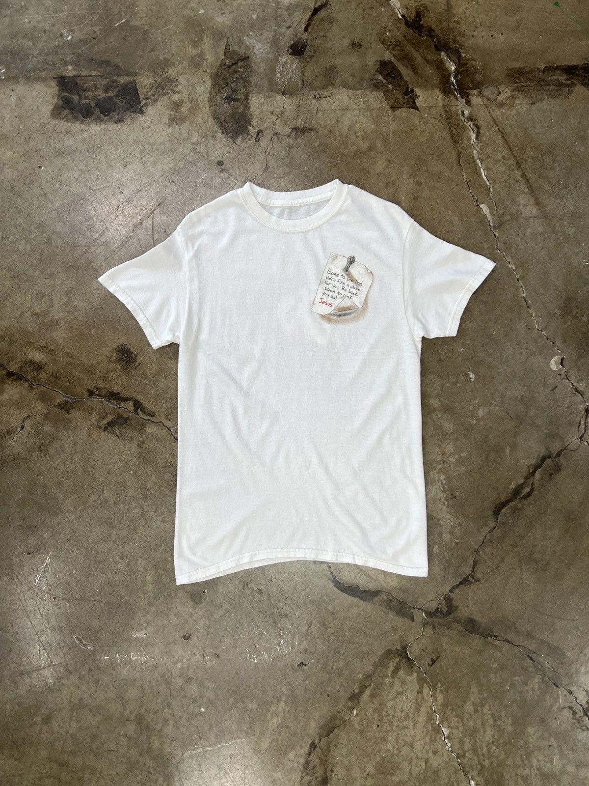 Vintage Vintage Living Epistles Jesus Letter on the Cross Tee Medium Size US M / EU 48-50 / 2 - 5 Thumbnail