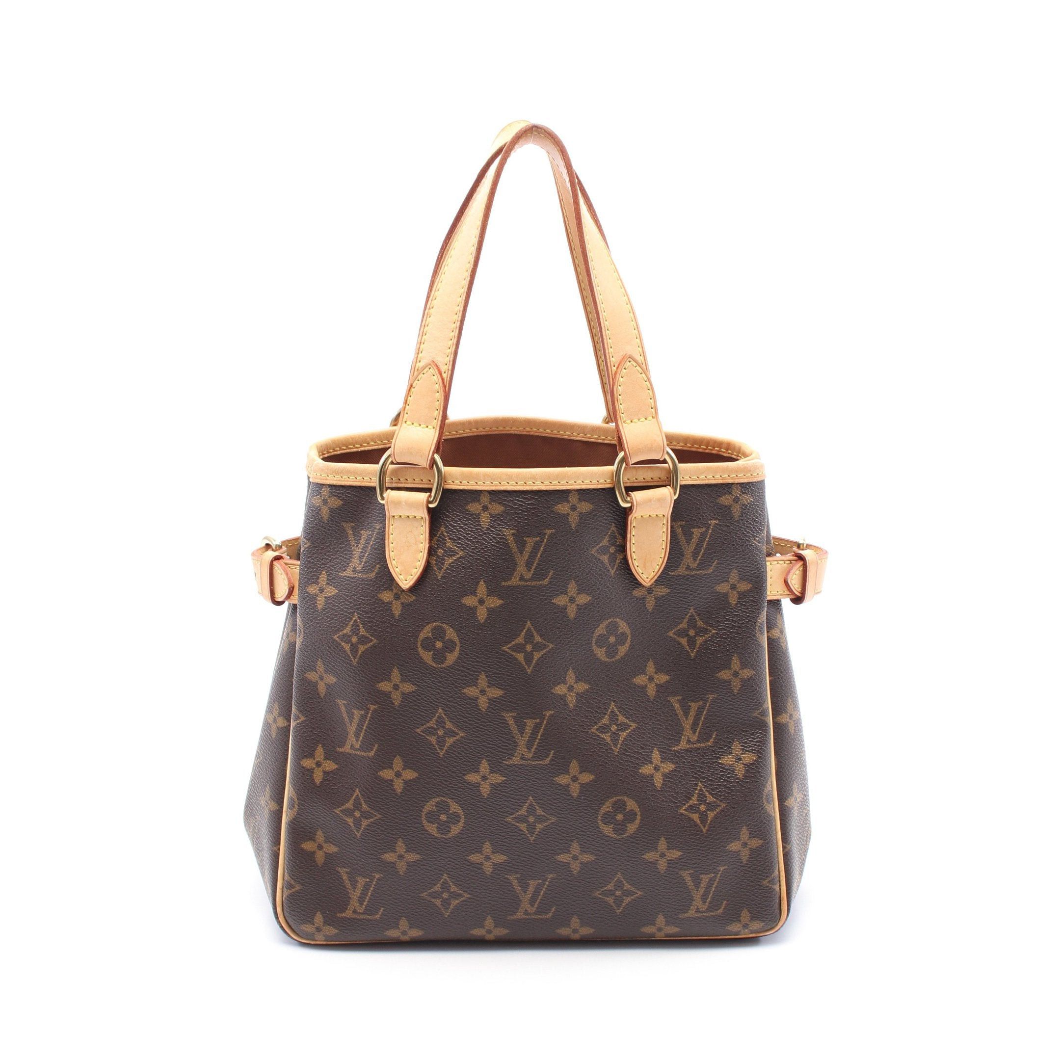 Louis Vuitton Louis Vuitton Batignolles Monogram Handbag Leather Brown Size ONE SIZE - 1 Thumbnail