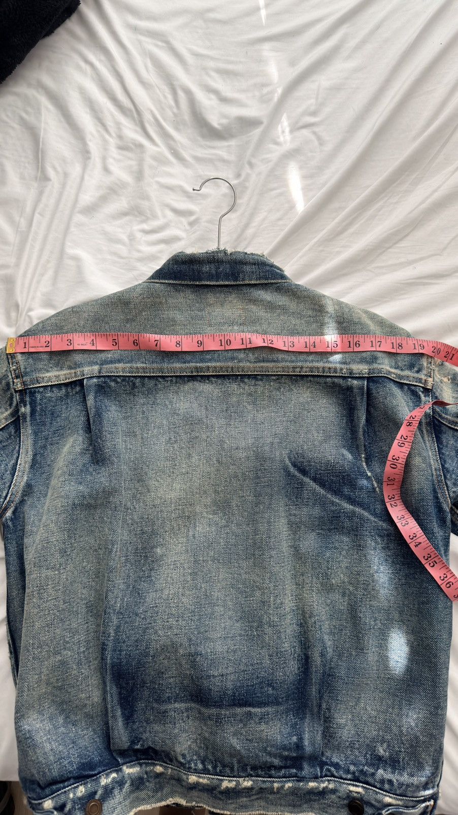 Saint Laurent Paris Saint Laurent made in japan distressed denim jacket Size US S / EU 44-46 / 1 - 5 Thumbnail