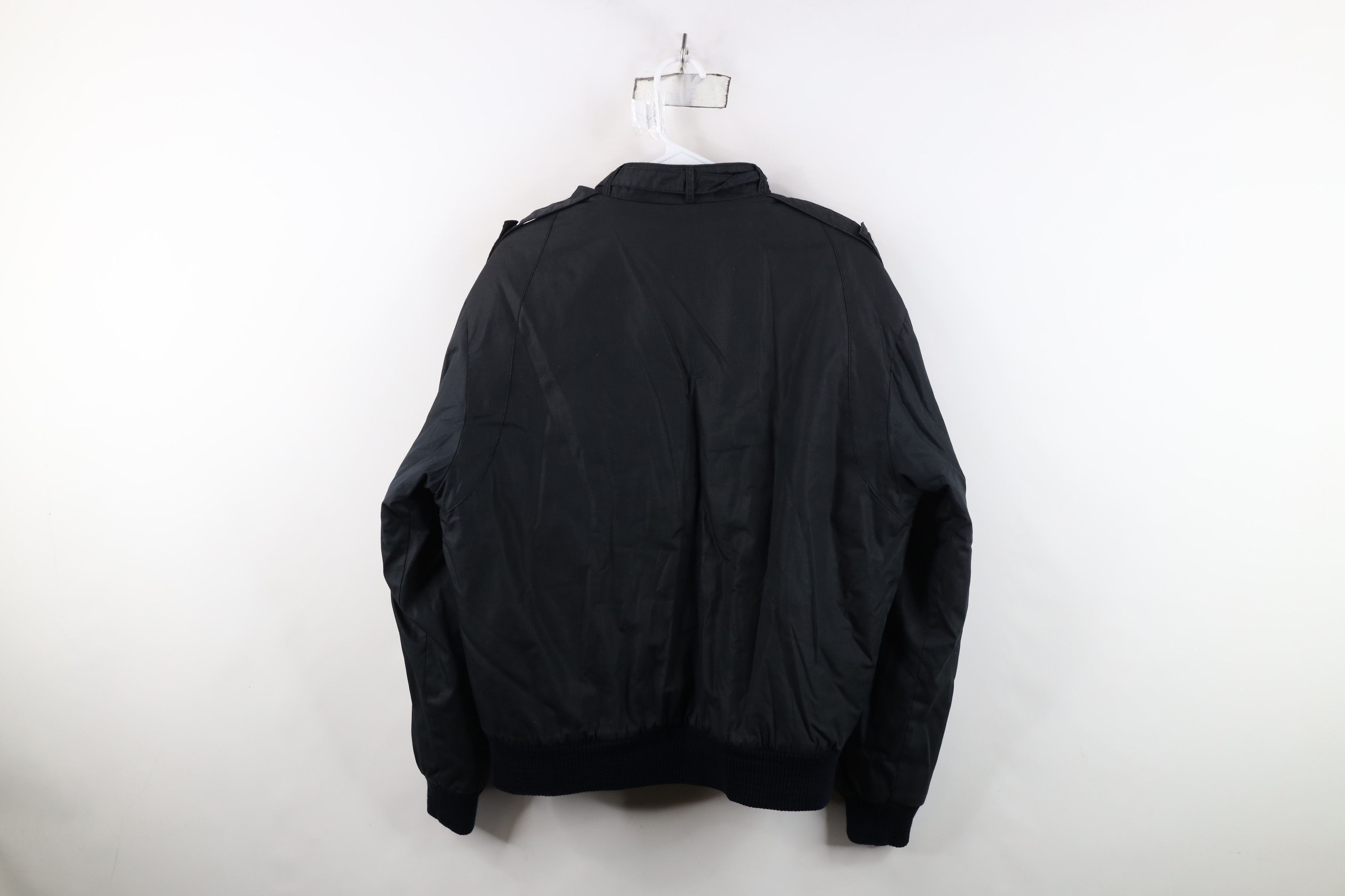 Vintage Vintage 90s Streetwear Cafe Racer Bomber Jacket Black Size US M / EU 48-50 / 2 - 12 Thumbnail