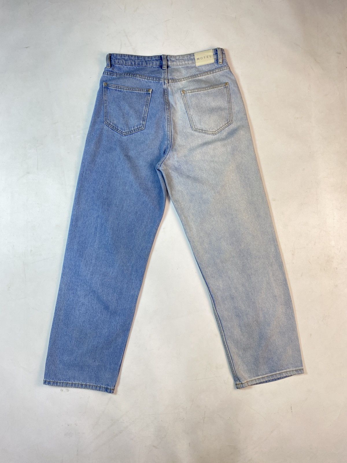Other Motel Low Rise Wide Leg Jeans Size 30" / US 8 / IT 44 - 3 Thumbnail