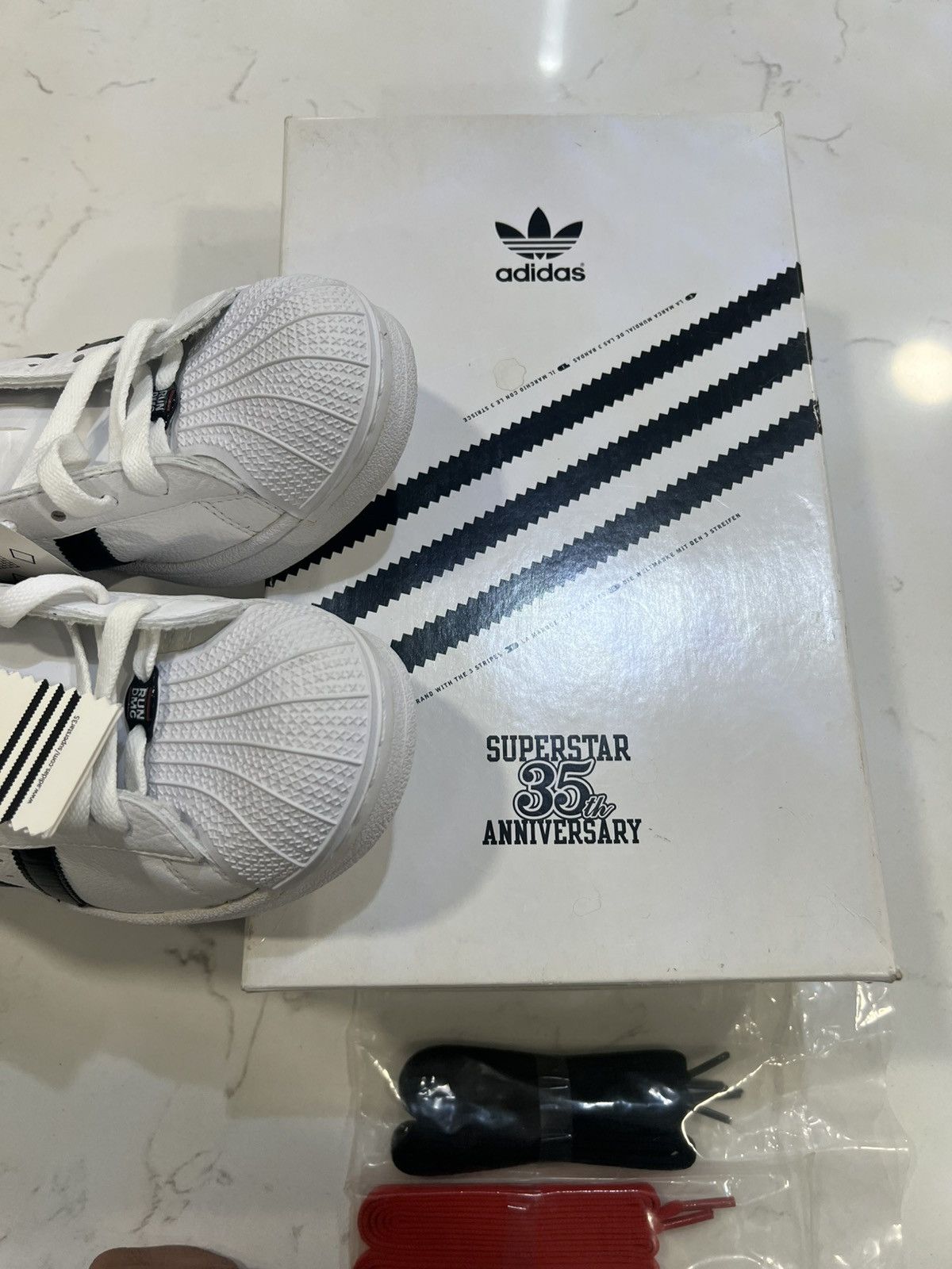 Adidas Adidas superstar 1 music RUN DMC sz 7.5 Size US 7.5 / EU 40-41 - 22 Thumbnail