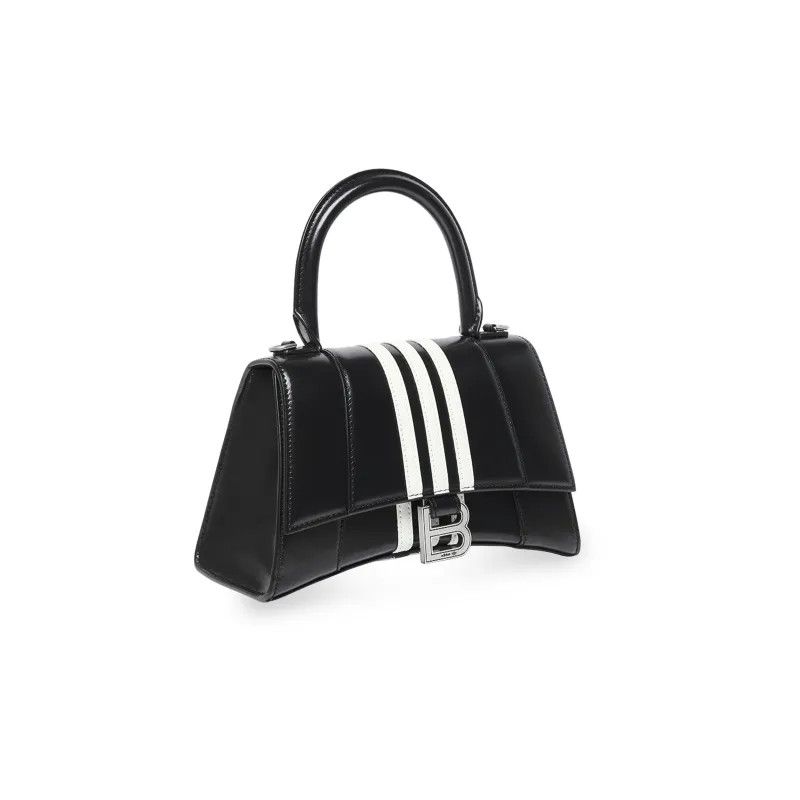 Adidas × Balenciaga o1s1rm1224 Size: OS / Hourglass Small Handbag in Black/White Size ONE SIZE - 2 Thumbnail