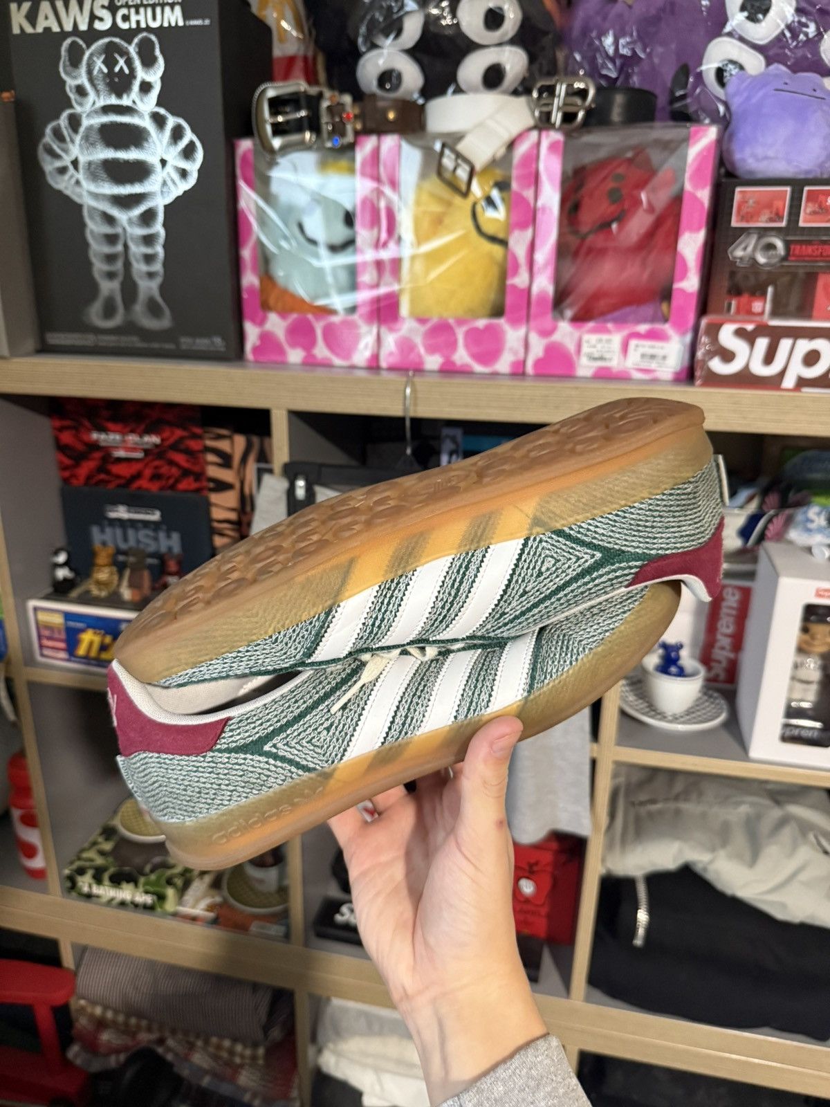 Adidas Adidas Gazelle Sean Wotherspoon Hemp Green Size US 9.5 / EU 42-43 - 5 Thumbnail