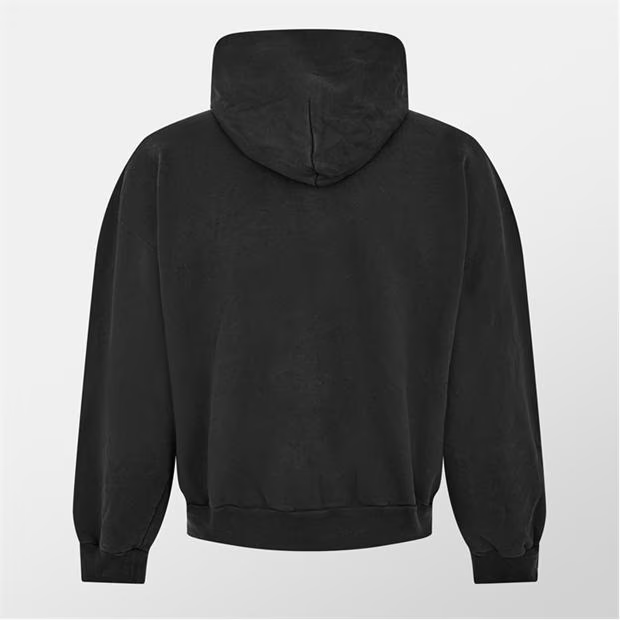 BALENCIAGA 22AW 90/10 hoodie size 2 ブラック Balenciaga Unifit Black 90/10 Distressed Hoodie Sweater Size