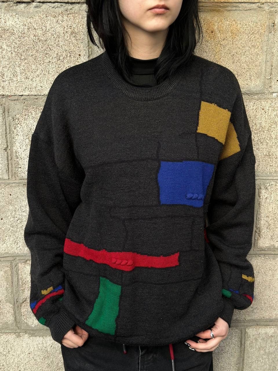 Homespun Knitwear VTG Knit Sweater Size M Old Money Man 00s USA Hype Trend Size US M / EU 48-50 / 2 - 4 Thumbnail