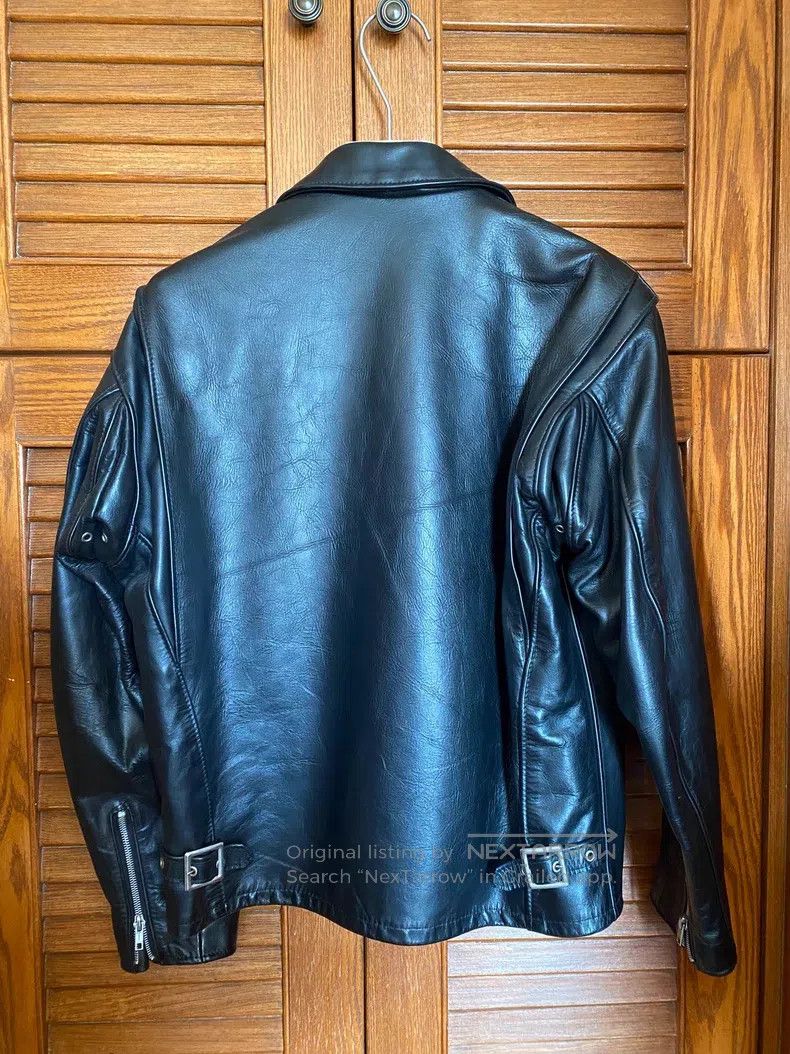 Other NYC 643 American motorcycle leather jacket Size US S / EU 44-46 / 1 - 2 Thumbnail