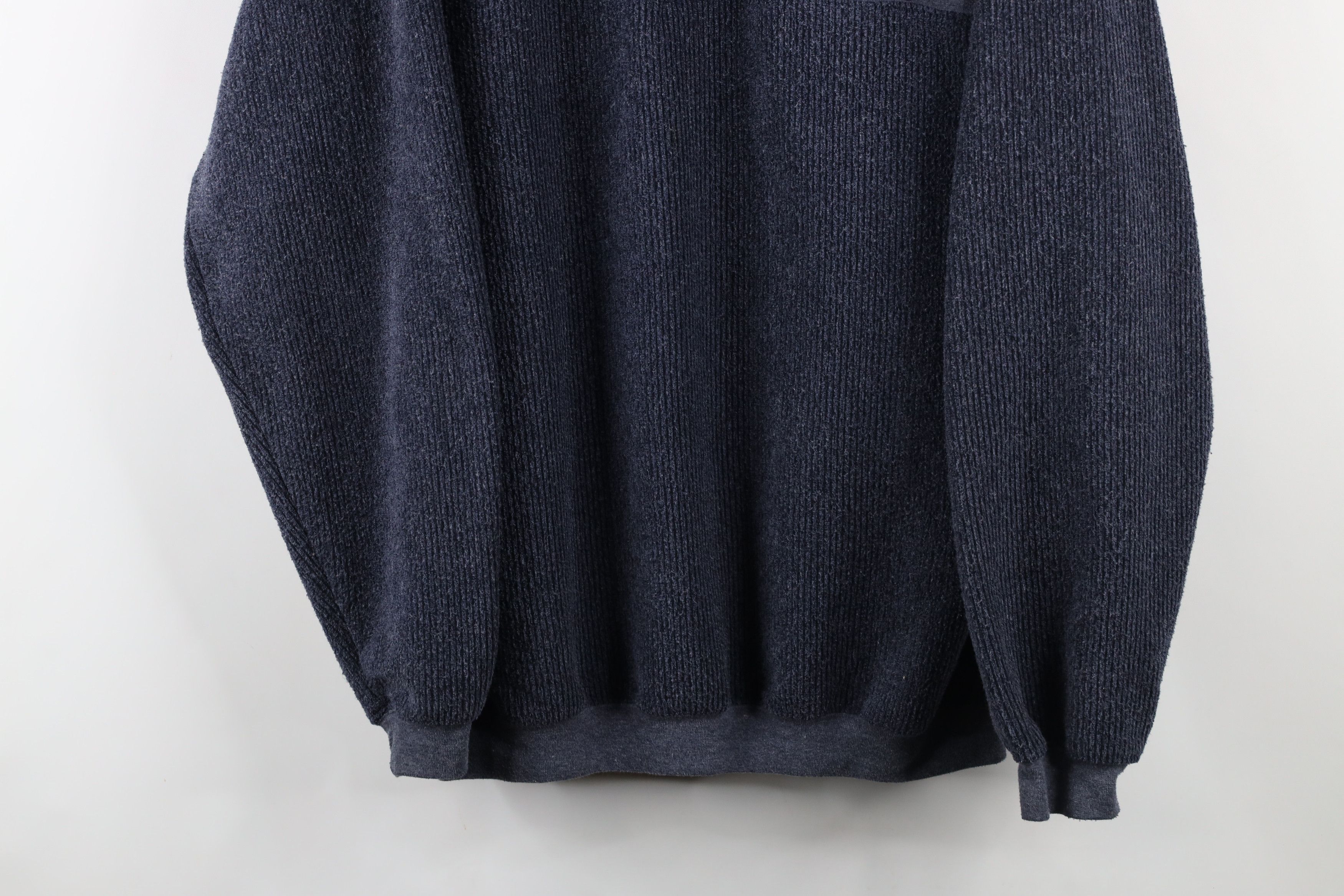 Vintage Vintage 90s Streetwear Fleece Collared Pullover Sweater Size US XXL / EU 58 / 5 - 3 Thumbnail