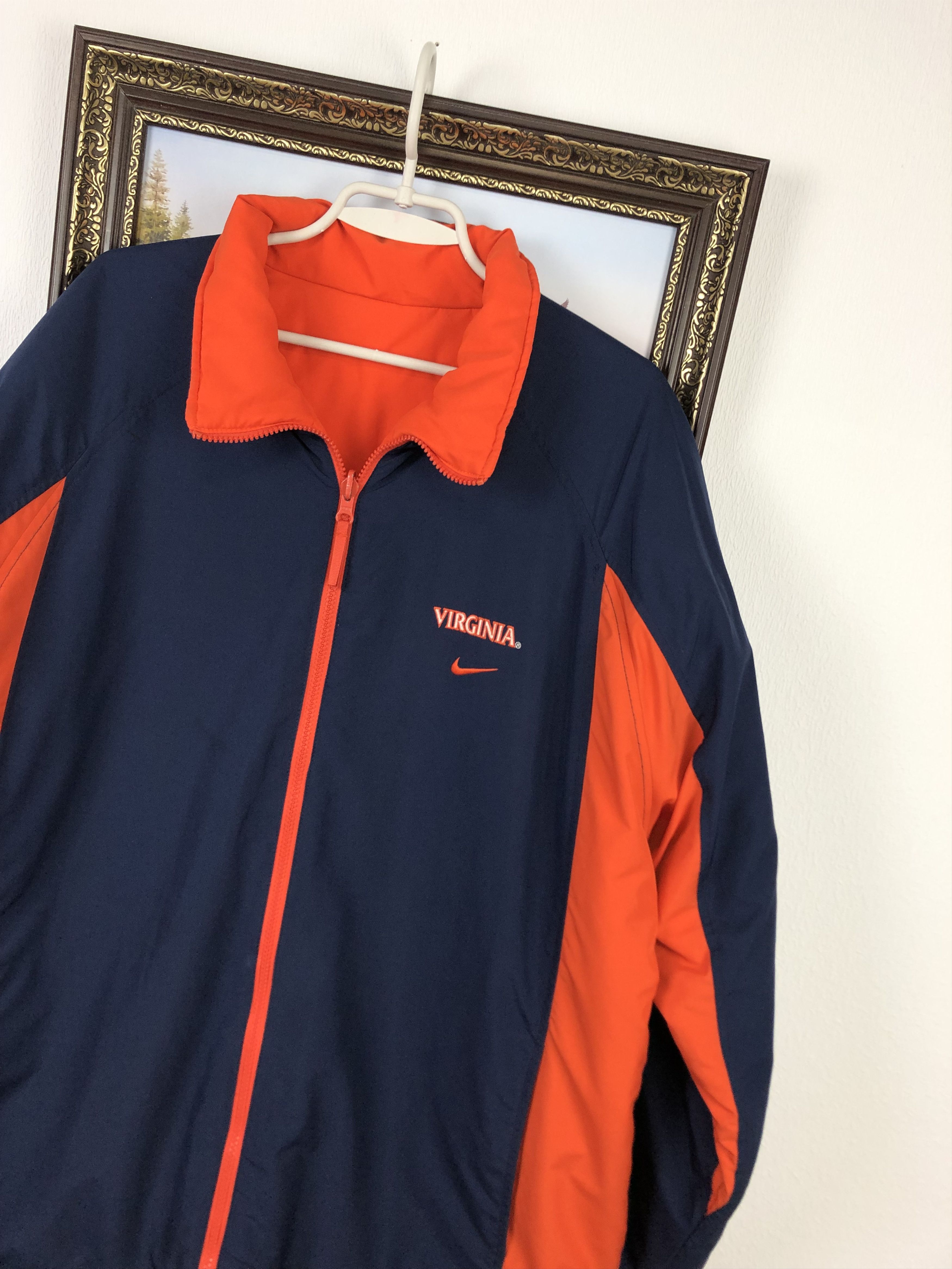 Nike Virginia Cavaliers 90's Jacket Double Sided Rare Hype Size US L / EU 52-54 / 3 - 3 Thumbnail