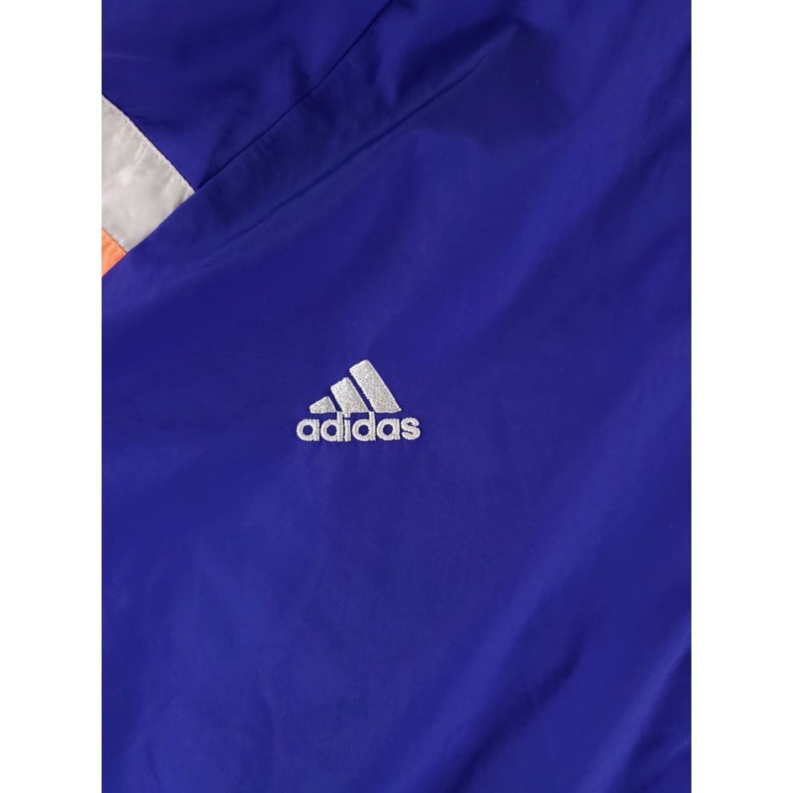 Adidas Adidas Jacket Windbreaker Full Zip Boston Marathon 2015 Blue Pink Striped Mens XL Size US XL / EU 56 / 4 - 3 Thumbnail