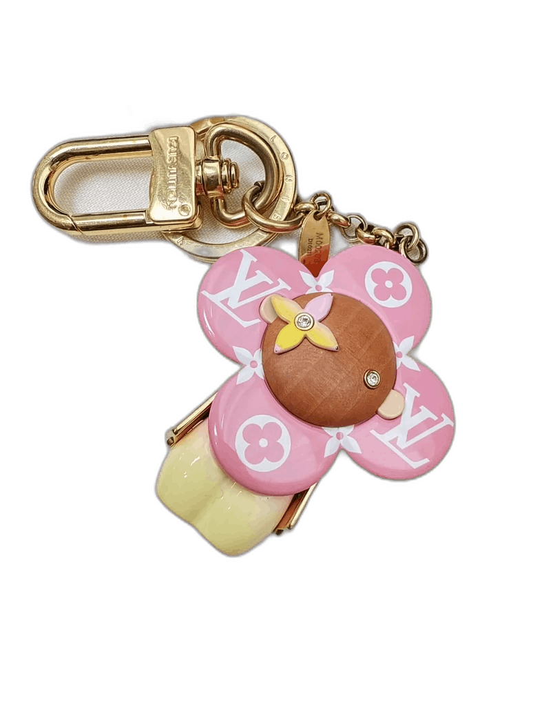 Louis Vuitton Pink Louis Vuitton Flower Keychain Clip Size ONE SIZE - 1 Thumbnail